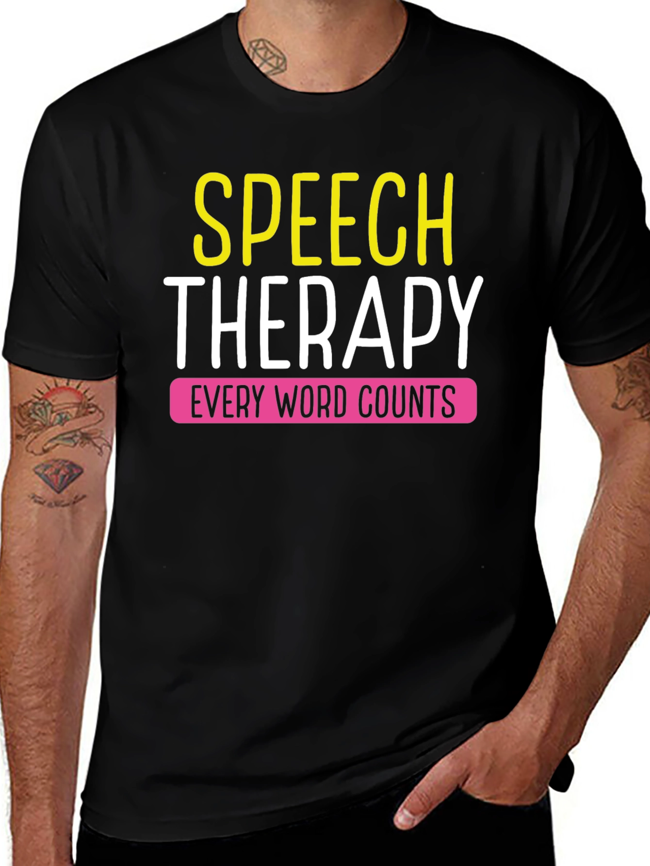 Variant 20 of Speech Therapy T-Shirt - Every Word Counts