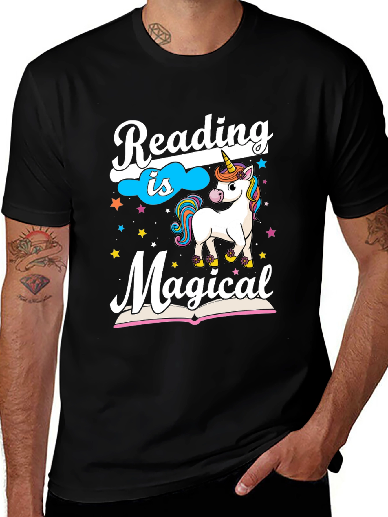 Variant 18 of Reading is Magical Unicorn T-Shirt
