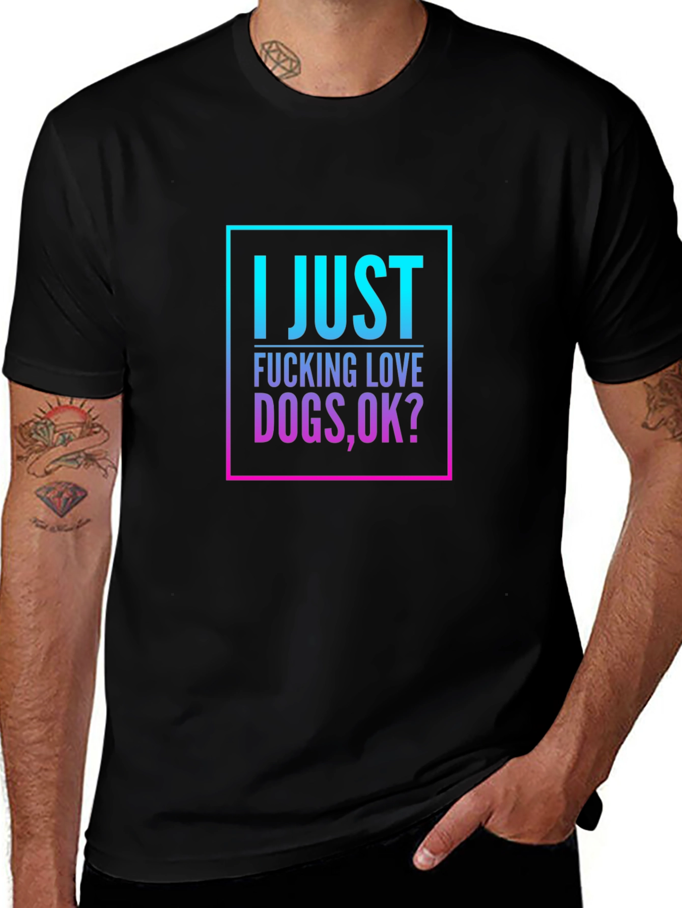 Variant 28 of I Just Love Dogs T-Shirt
