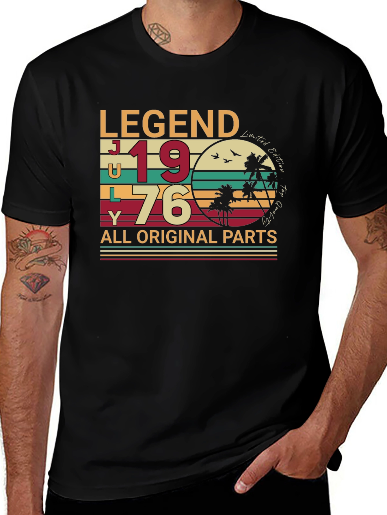 Variant 16 of Legend July 1976 All Original Parts T-Shirt
