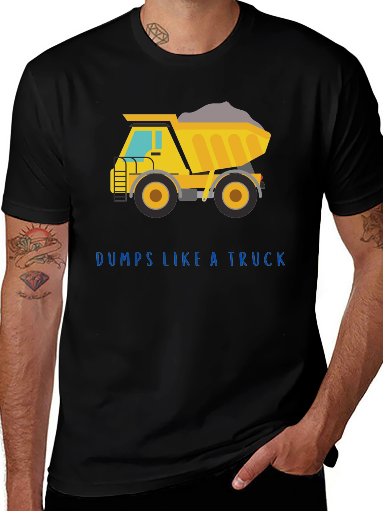 Variant 5 of Dumps Like a Truck Graphic Tee