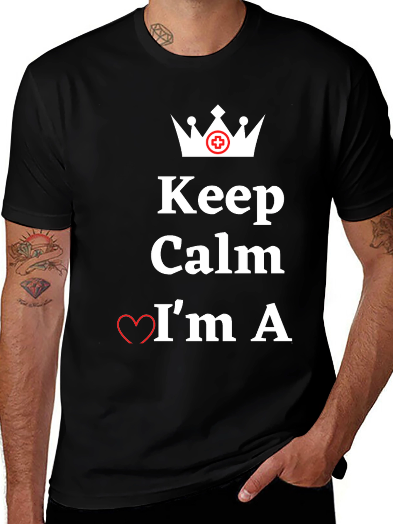 Variant 3 of Keep Calm I'm A Nurse Graphic T-Shirt