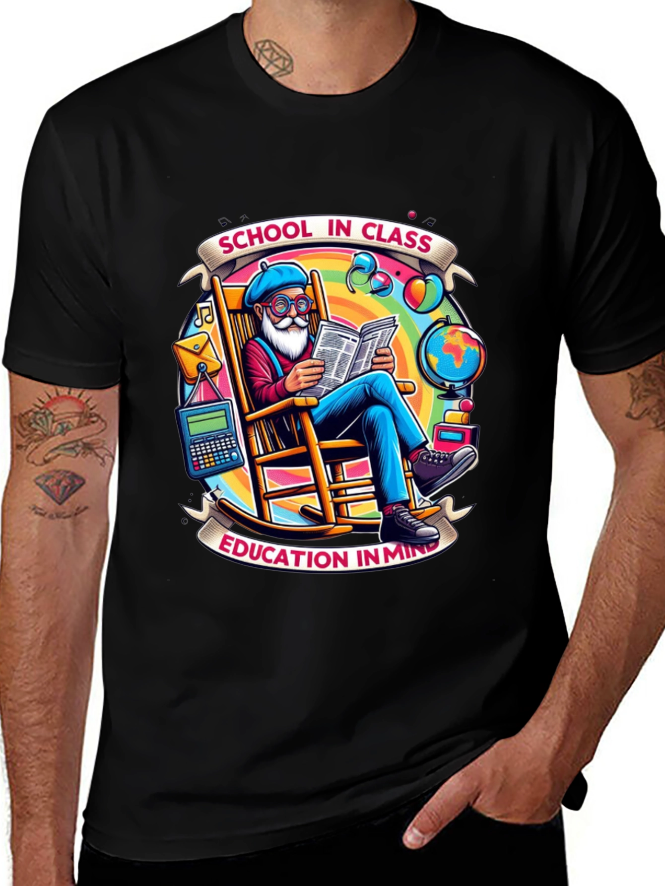 Variant 16 of Education T-Shirt: School In Class
