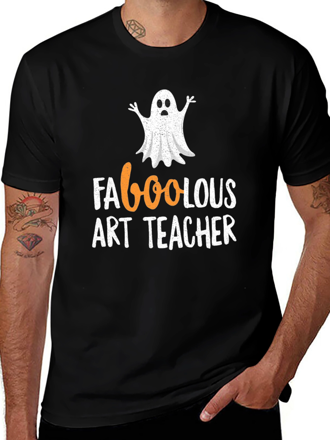 Fabulous Art Teacher Halloween T-Shirt