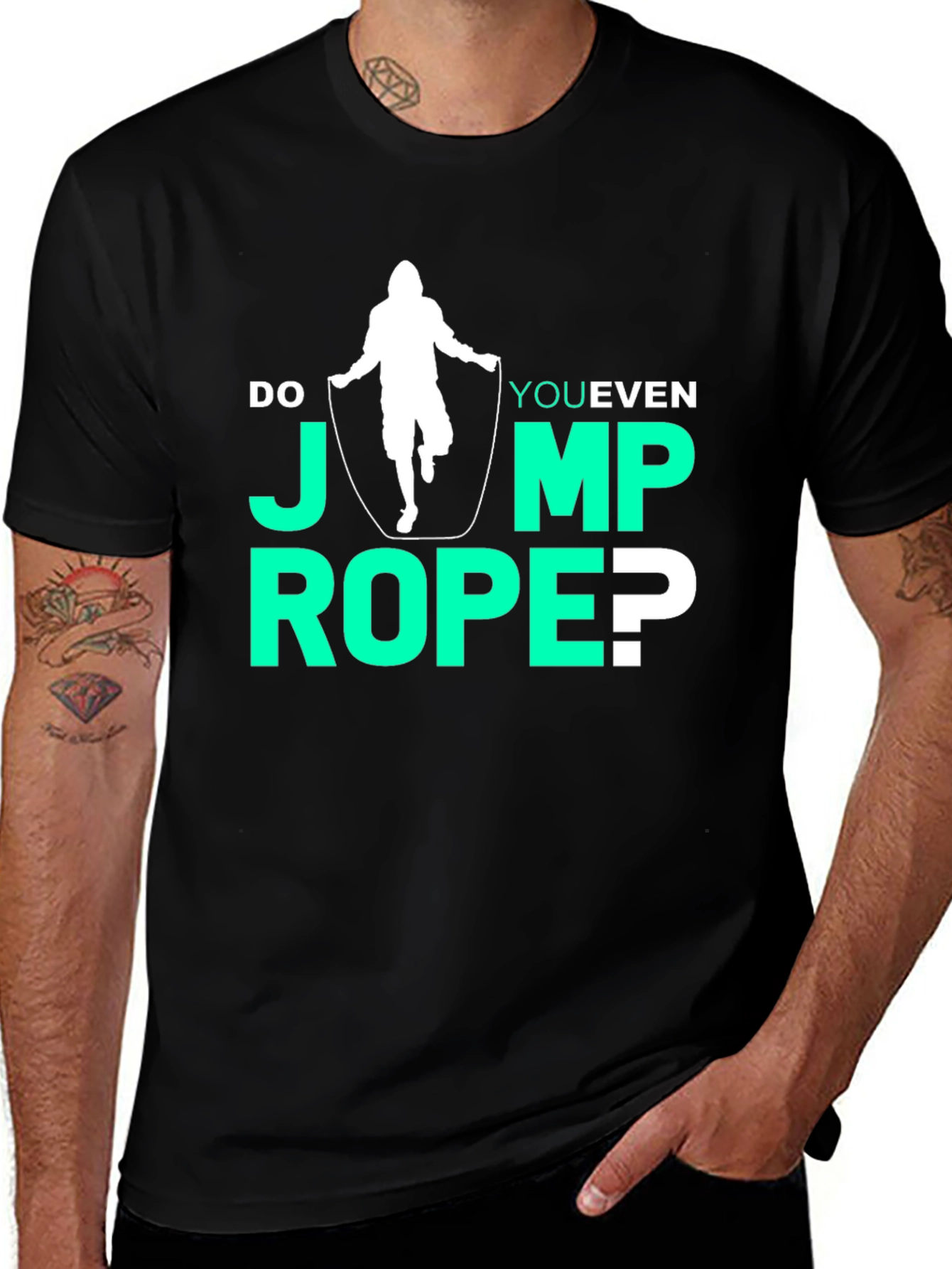 Do You Even Jump Rope T-Shirt - Black