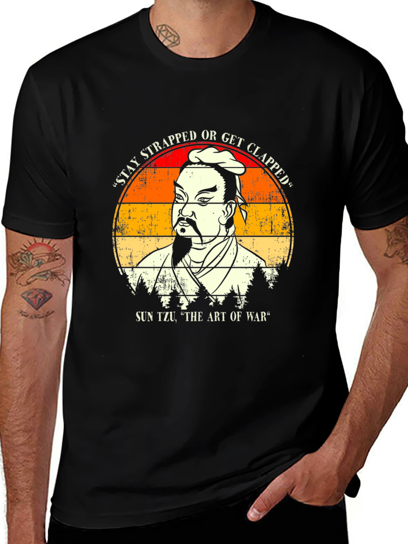 Sun Tzu Art of War T-Shirt - Stay Strapped