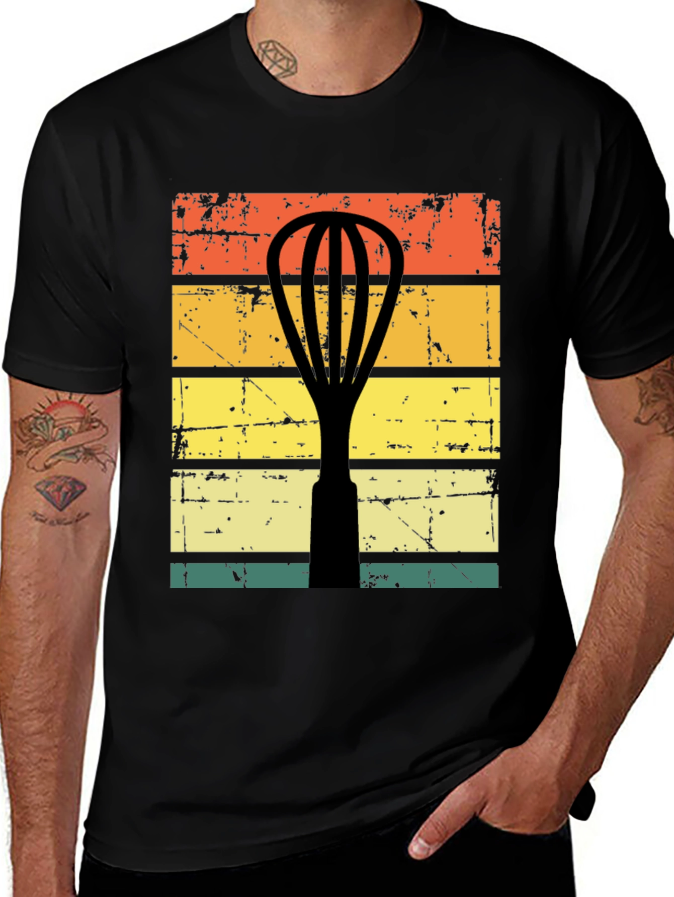 Variant 14 of Retro Whisk Graphic T-Shirt