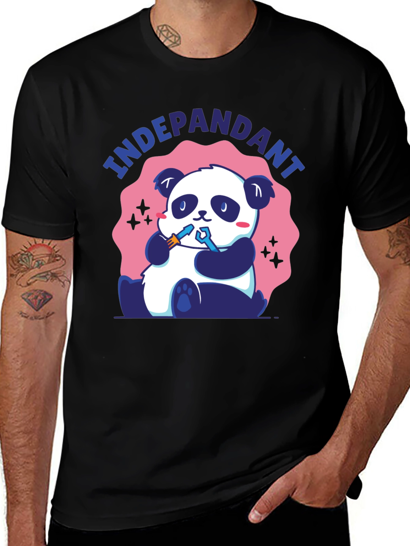 Variant 8 of Indepandant Panda T-Shirt