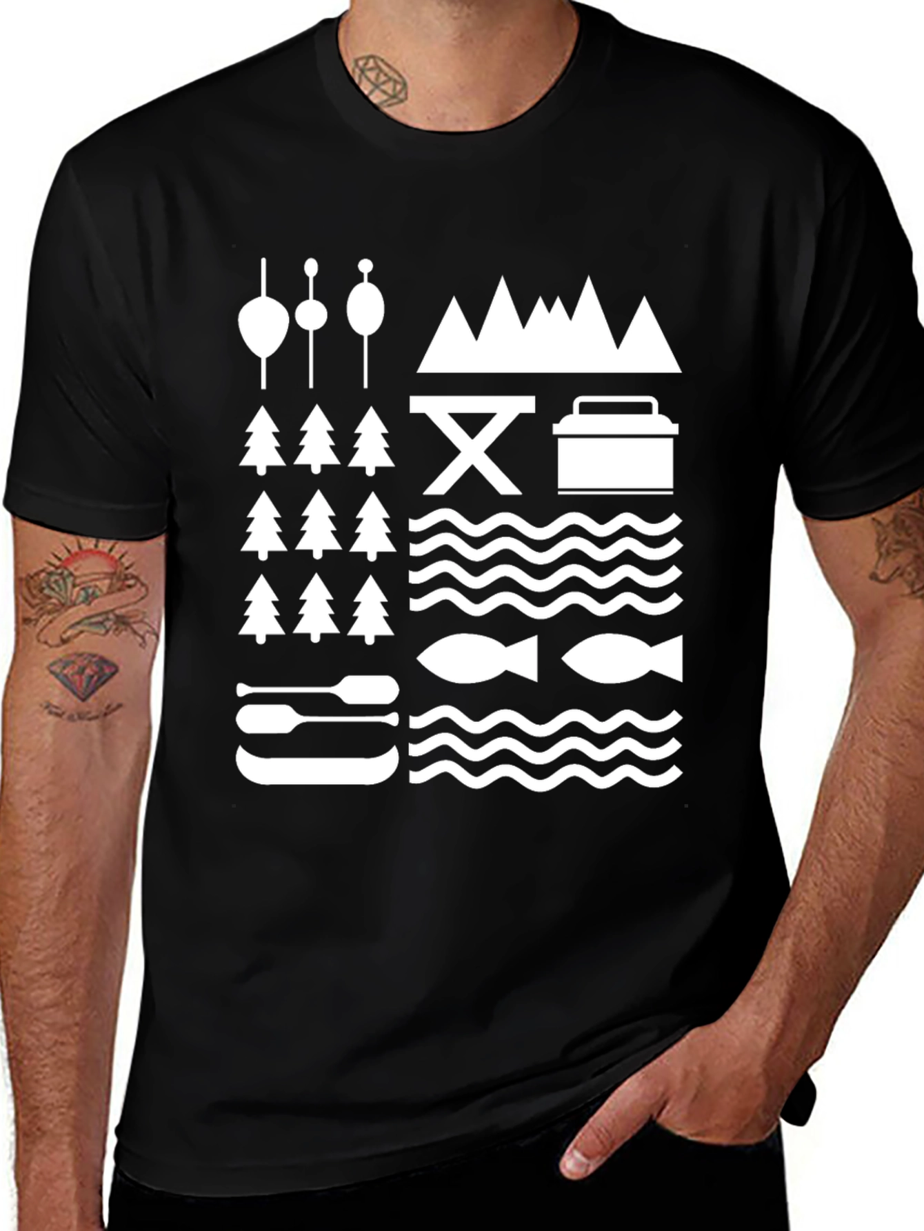 Variant 10 of Camping Adventure T-Shirt - Outdoor Graphic Tee