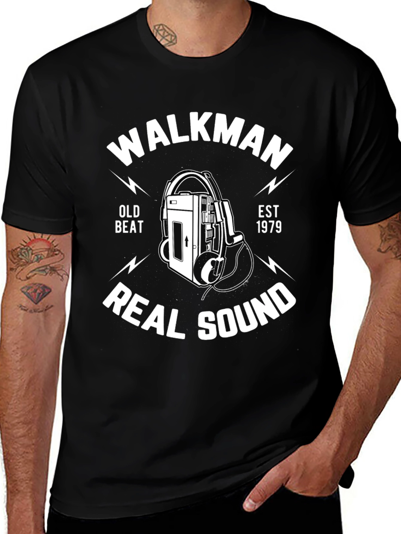 Variant 11 of Vintage Walkman Graphic T-Shirt - Retro Audio Lover