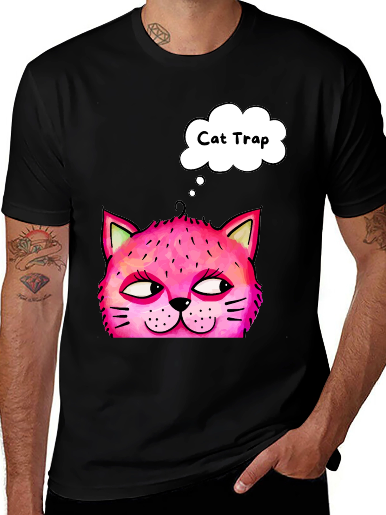 Cat Trap Funny T-Shirt