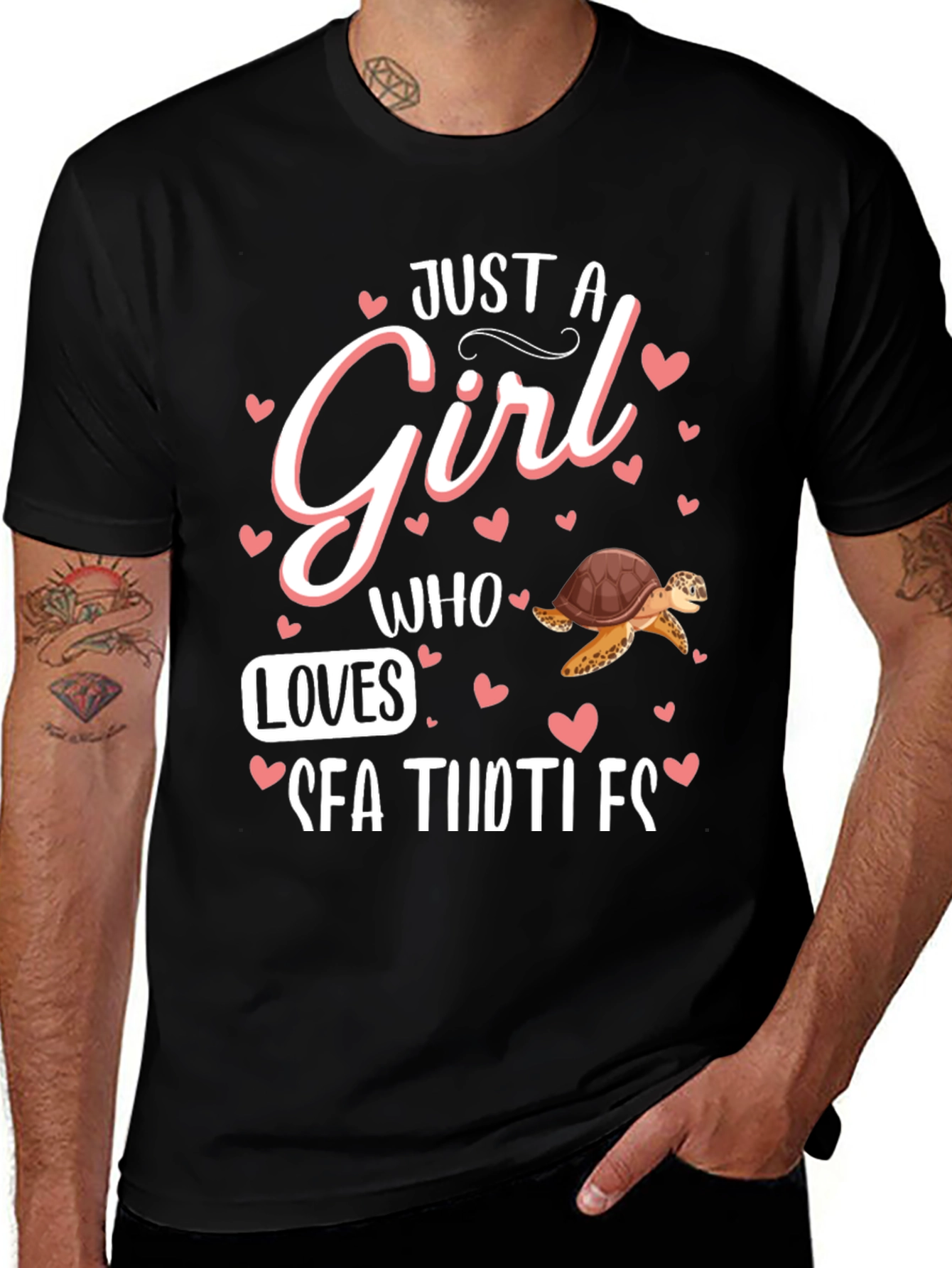 Variant 25 of Just A Girl Who Loves Sea Turtles T-Shirt