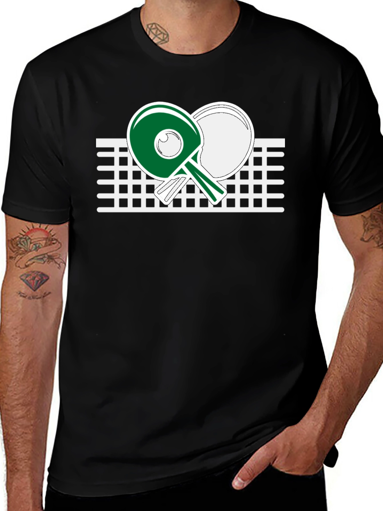 Variant 30 of Ping Pong T-Shirt - Table Tennis Graphic Tee