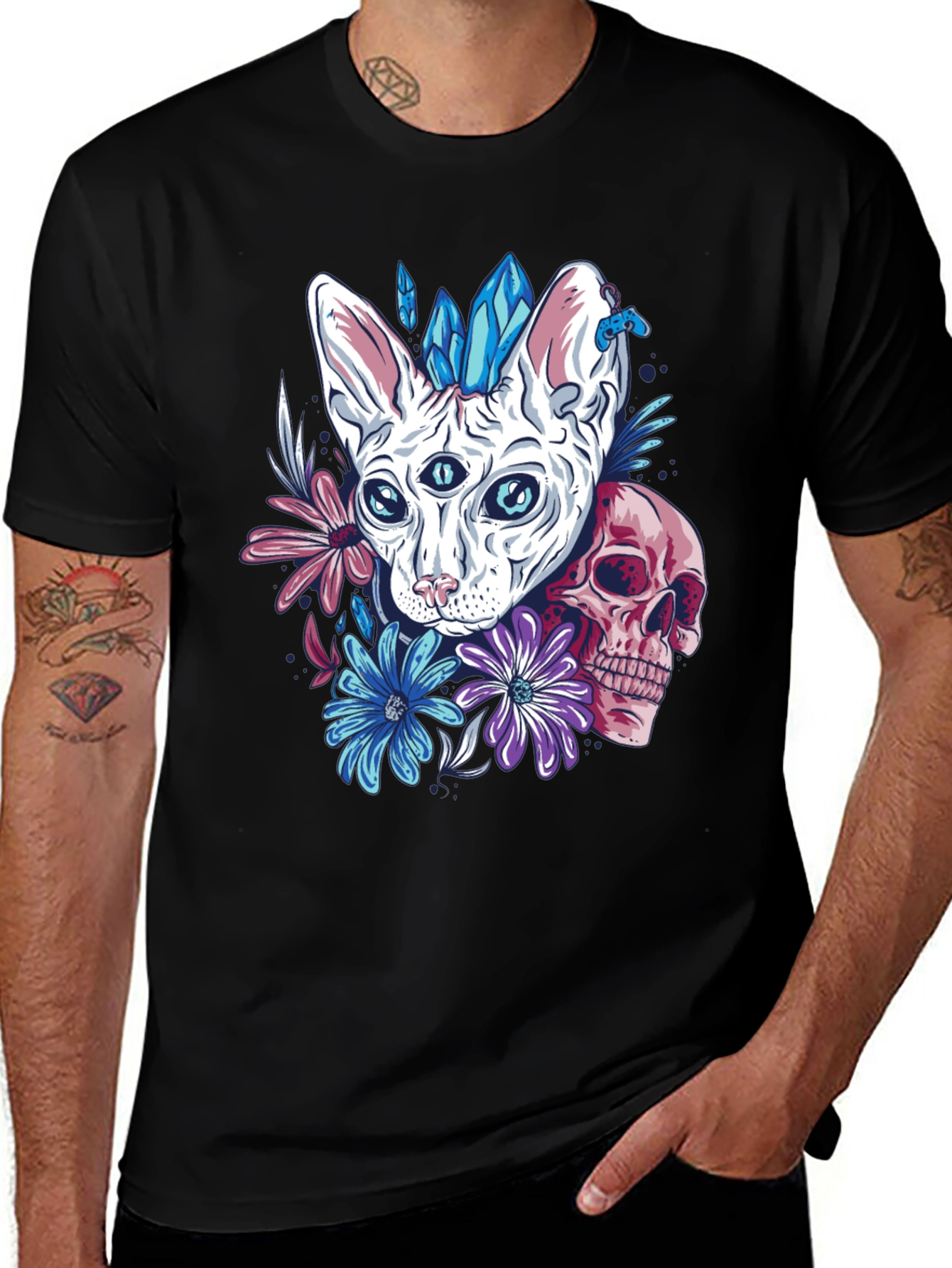 Mystic Cat Graphic Tee