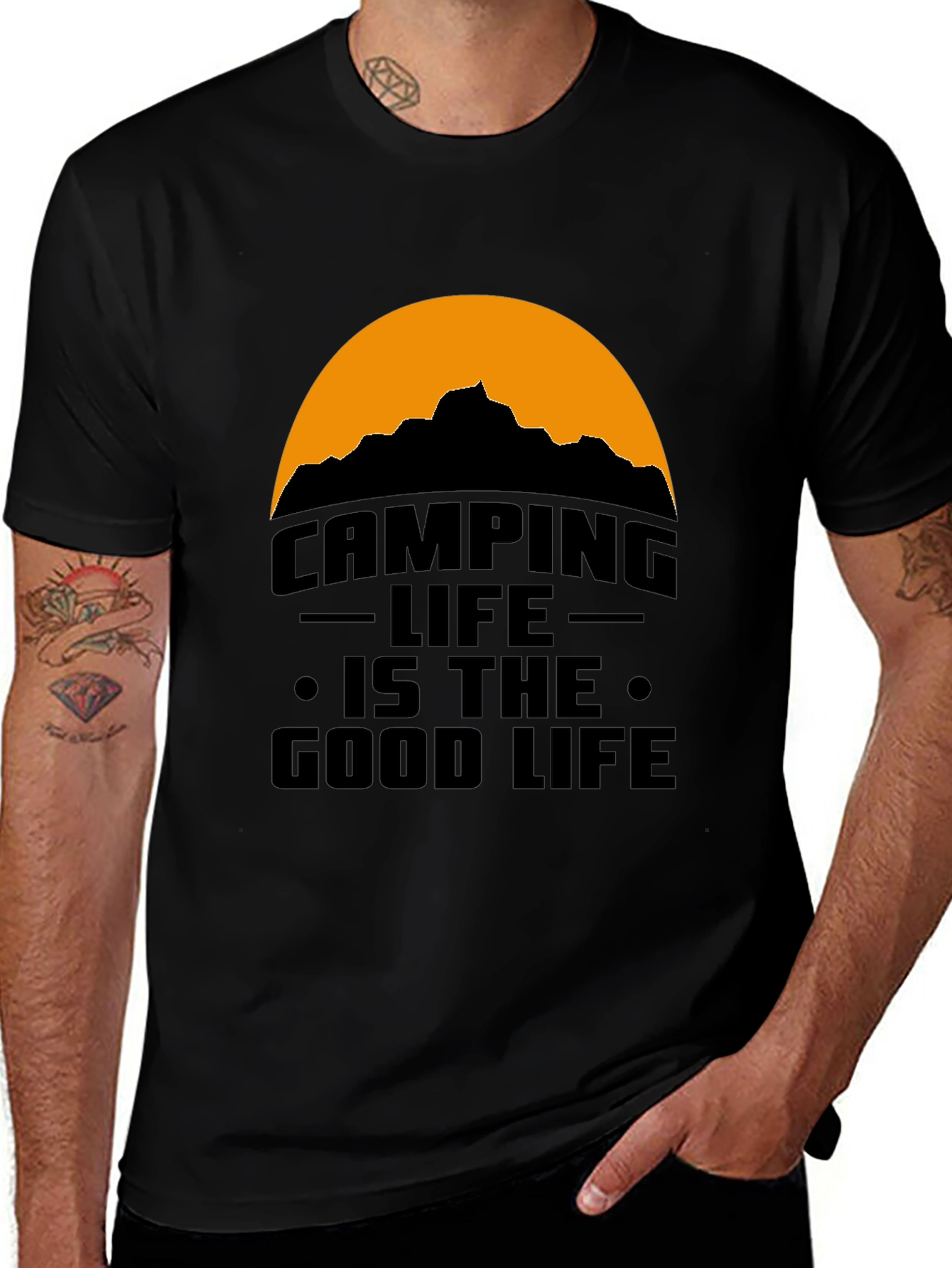 Variant 16 of Camping Life T-Shirt - Good Life Graphic Tee