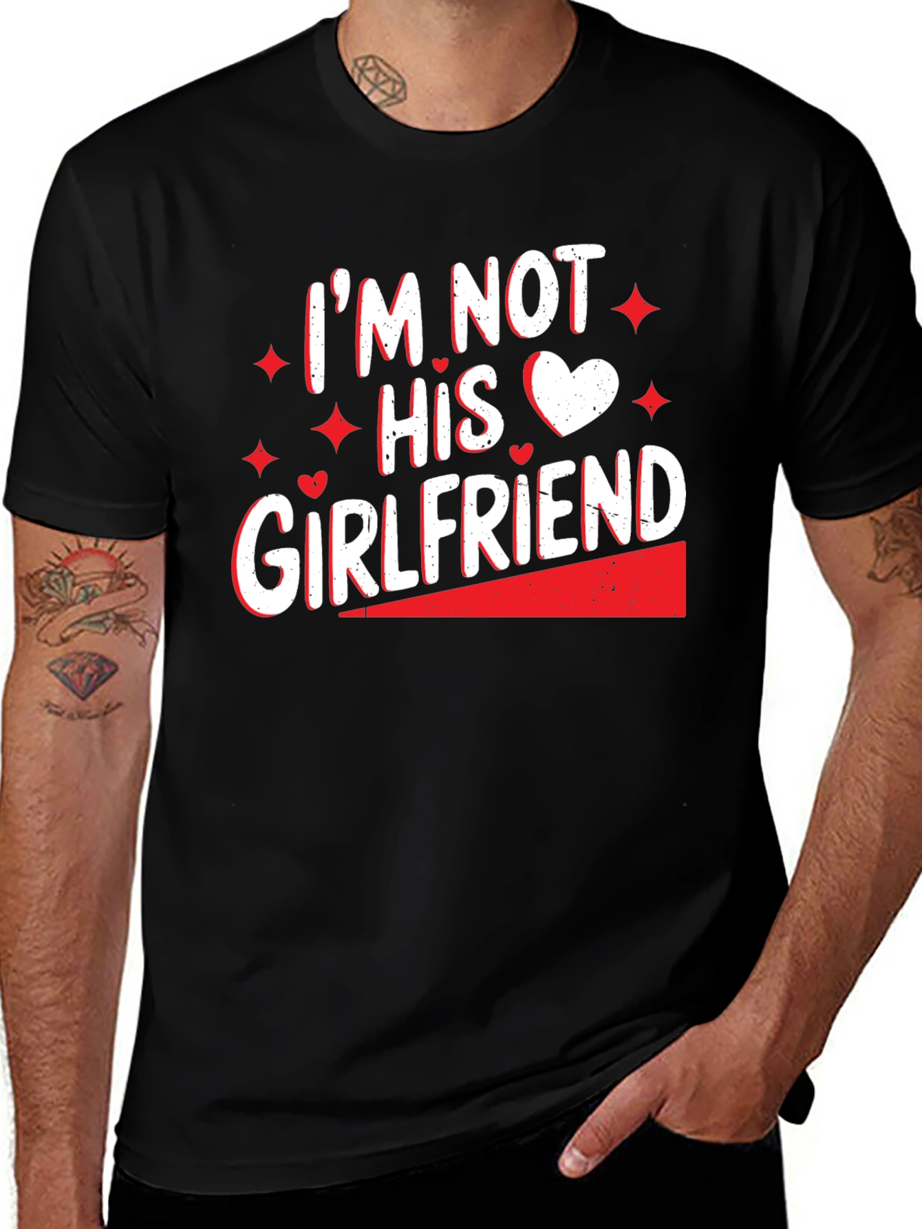 Variant 6 of I'm Not His Girlfriend T-Shirt