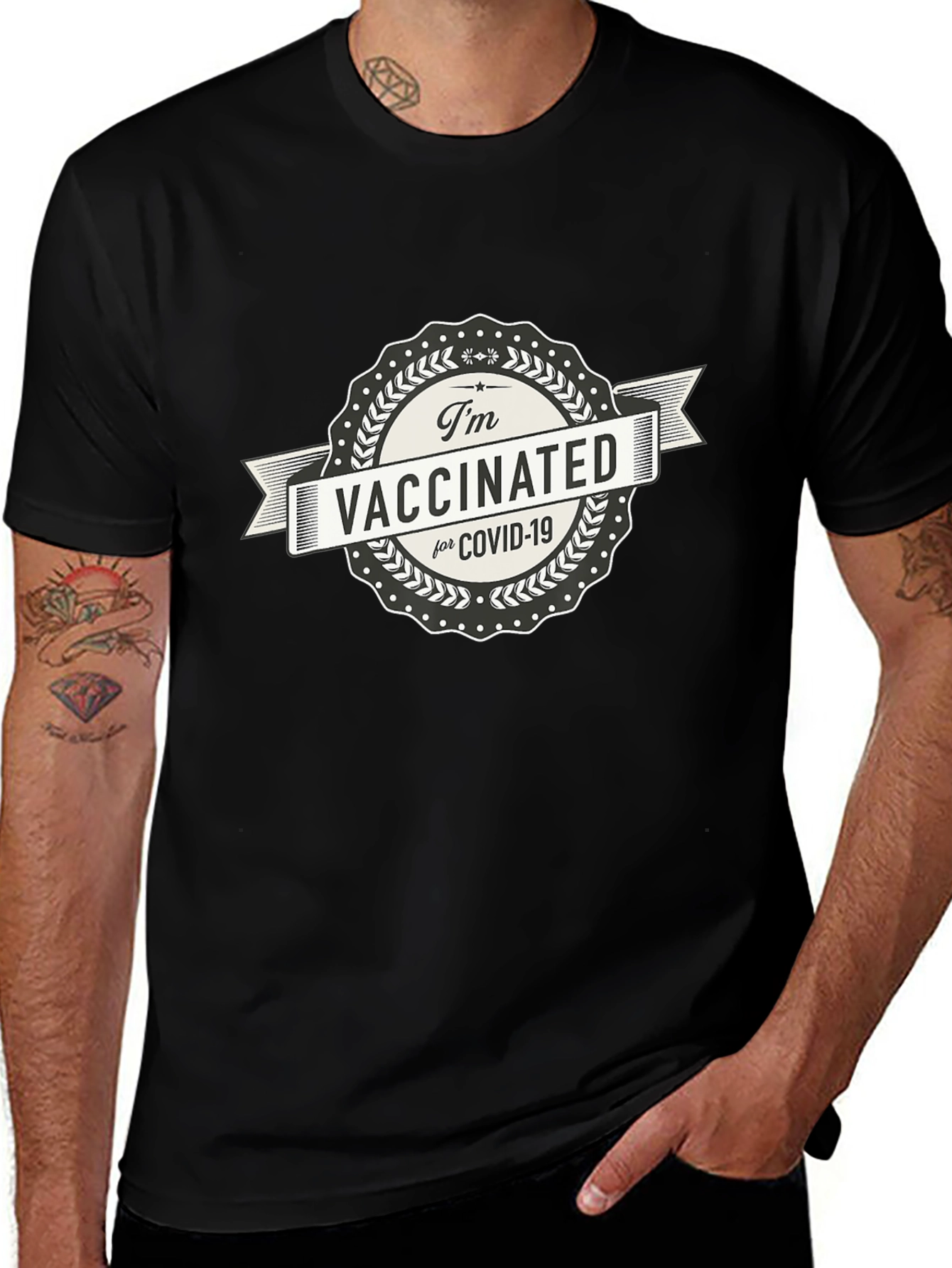 Variant 29 of I'm Vaccinated for Covid-19 T-Shirt