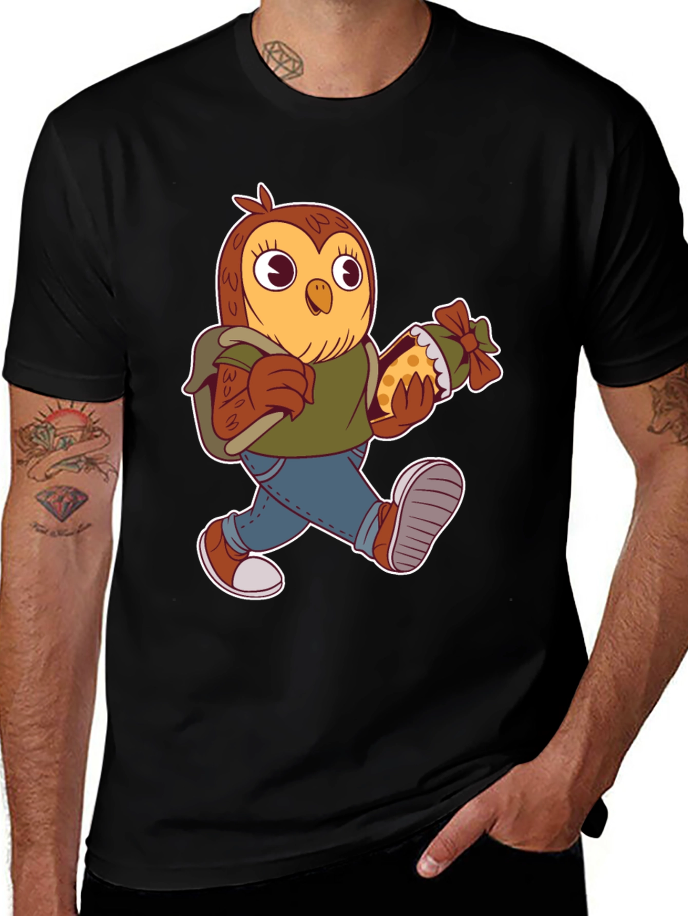 Variant 10 of Cartoon Owl T-Shirt