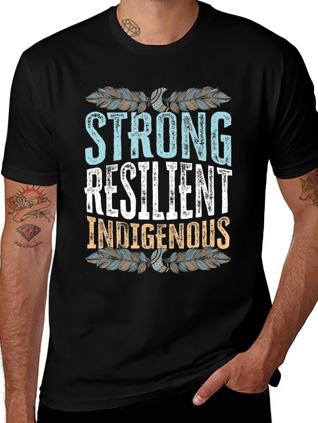 Variant 30 of Strong Resilient Indigenous Graphic Tee