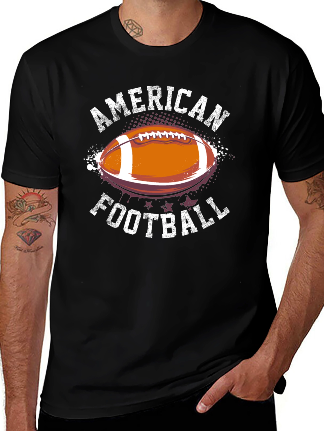 American Football Graphic T-Shirt