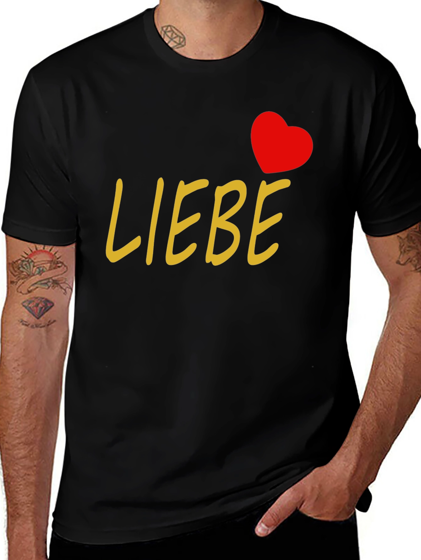 Variant 28 of Liebe Love Heart T-Shirt