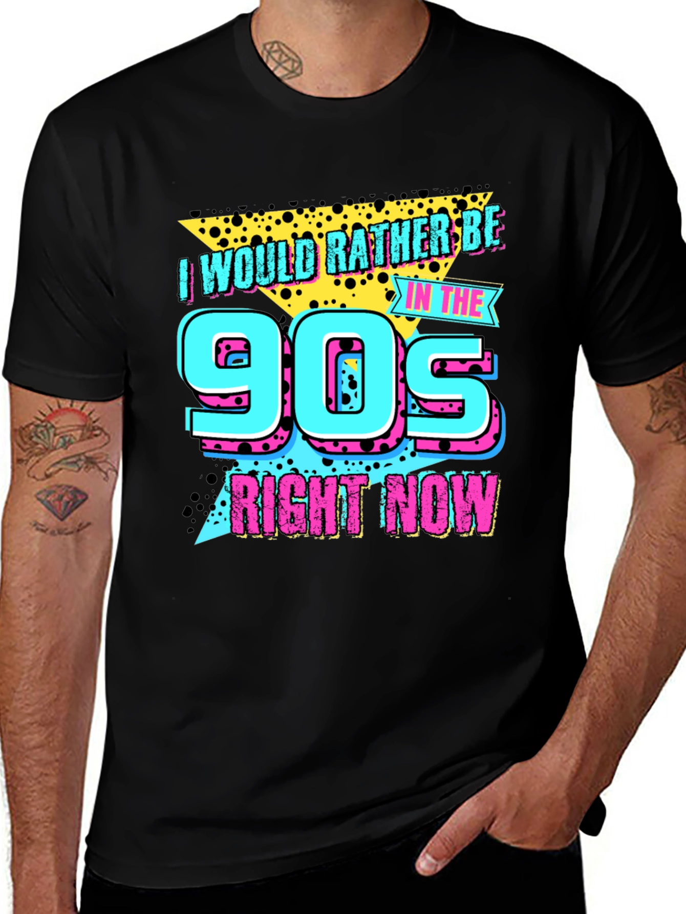 90s Throwback Graphic Tee - Retro Style