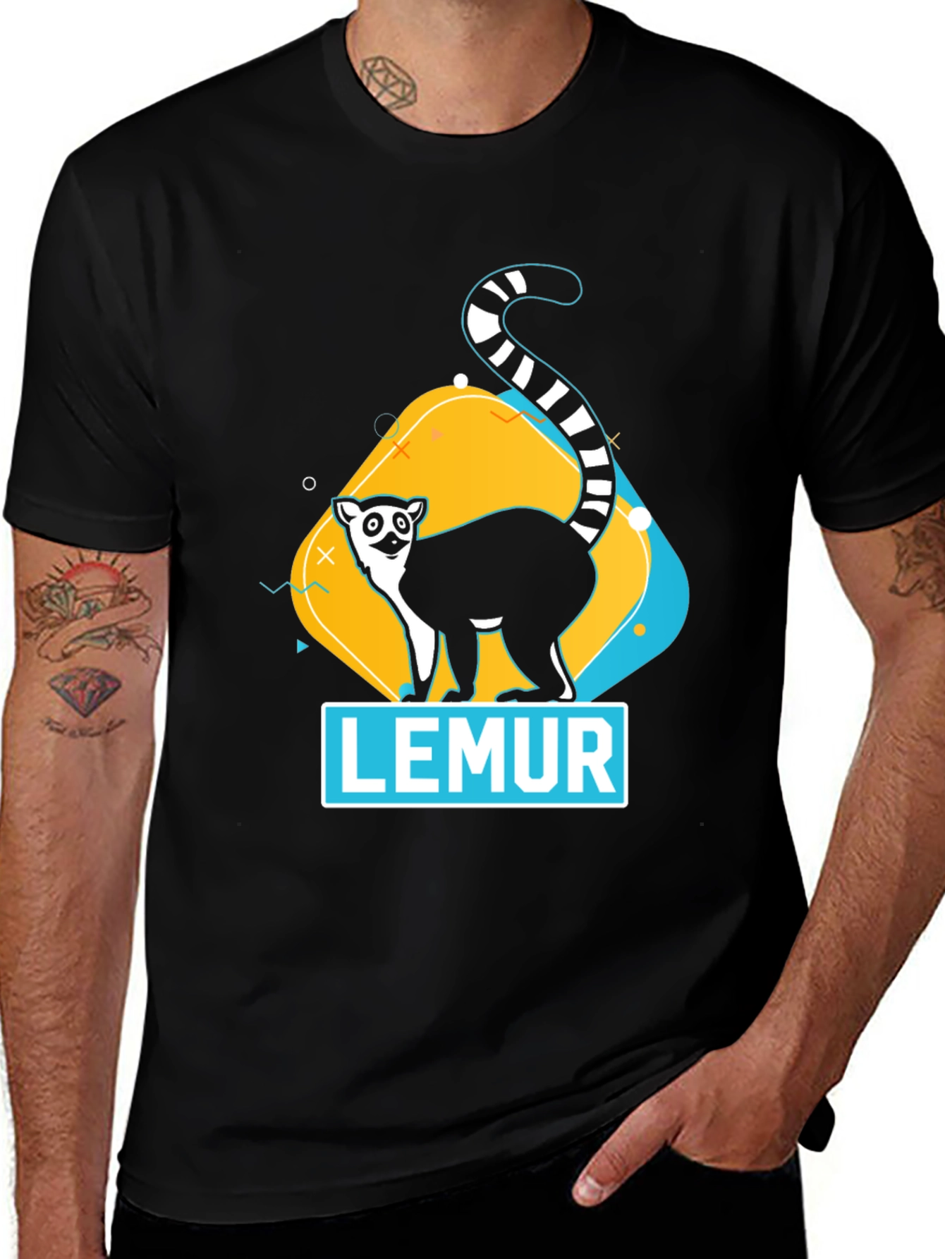 Variant 9 of Lemur Graphic T-Shirt - Unisex Soft Cotton Tee
