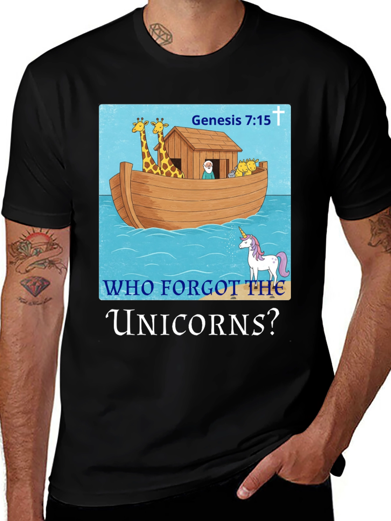 Variant 11 of Who Forgot the Unicorns T-Shirt