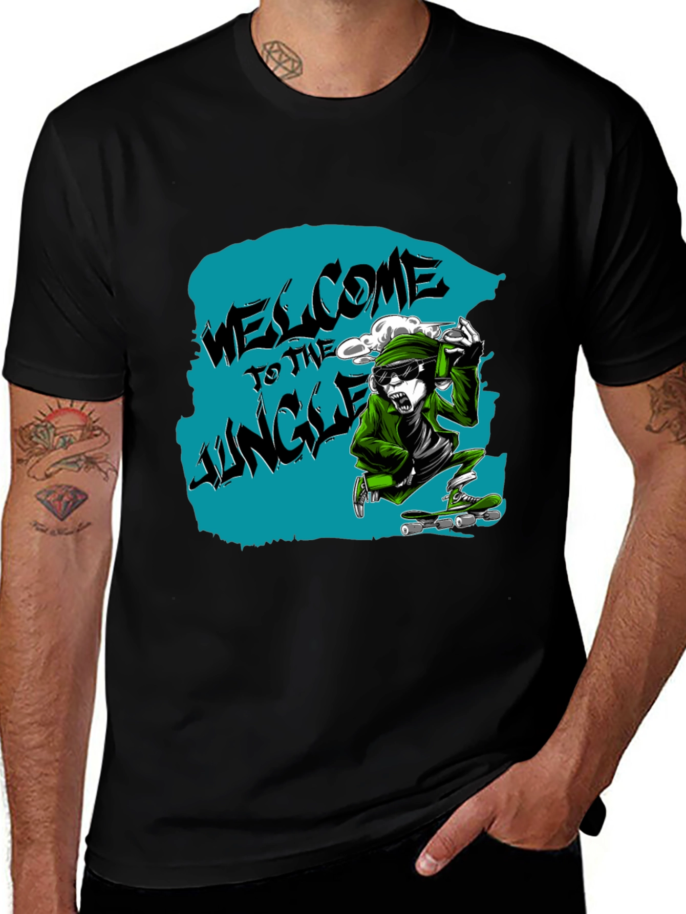 Welcome to the Jungle Graphic Print T-Shirt