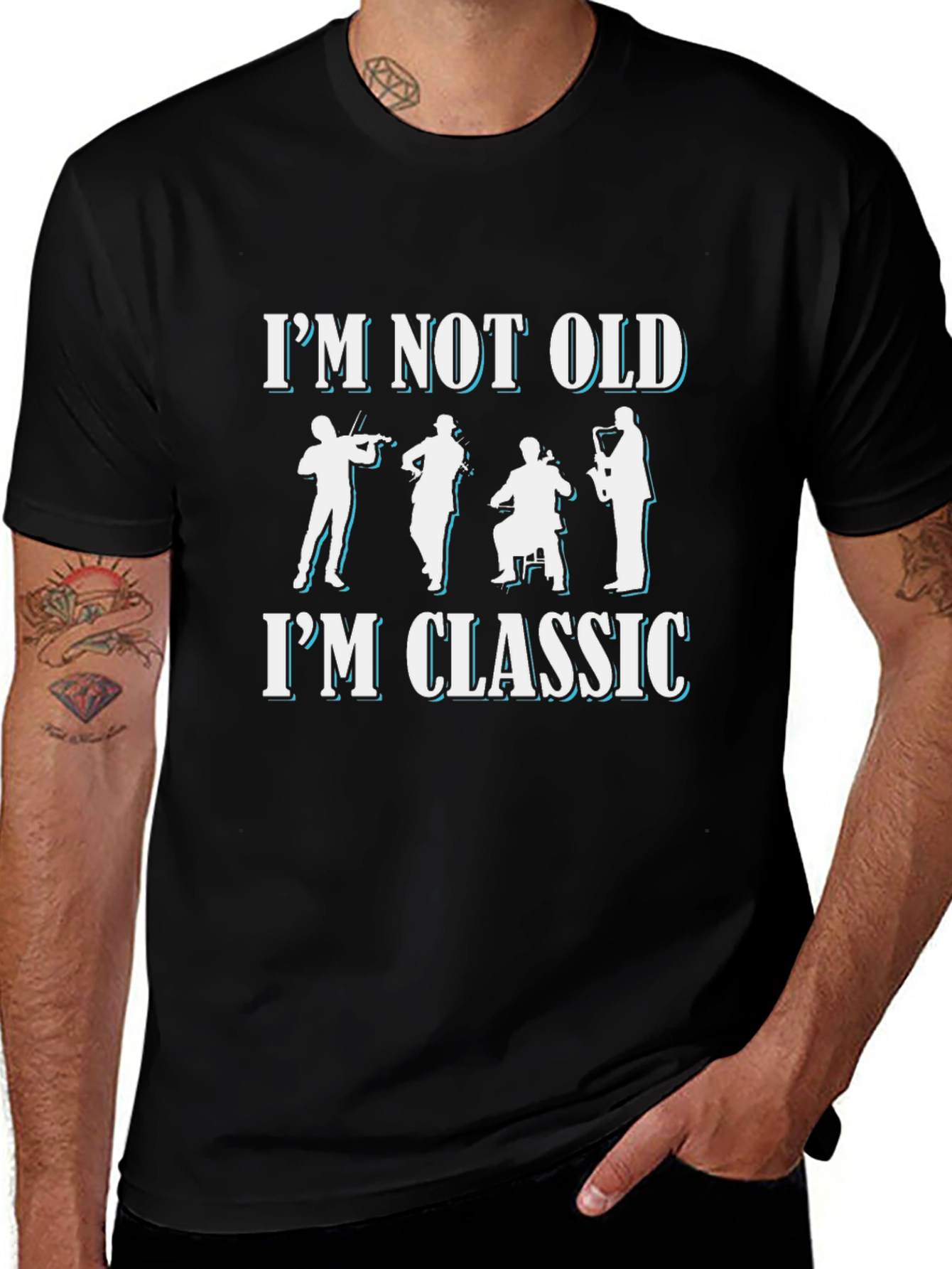 Variant 20 of I'm Not Old I'm Classic T-Shirt Black