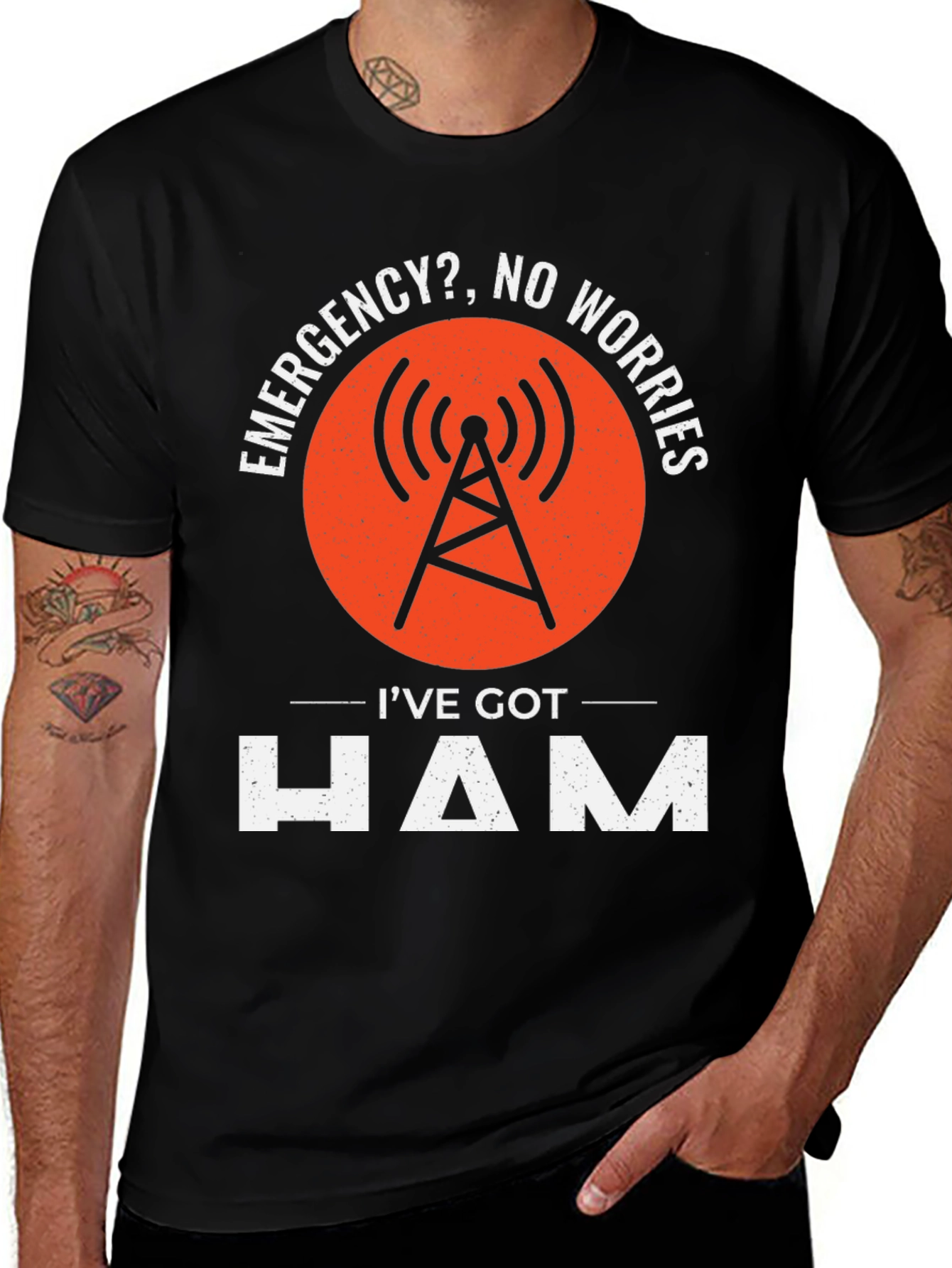 Variant 19 of Emergency Ham Radio Operator T-Shirt
