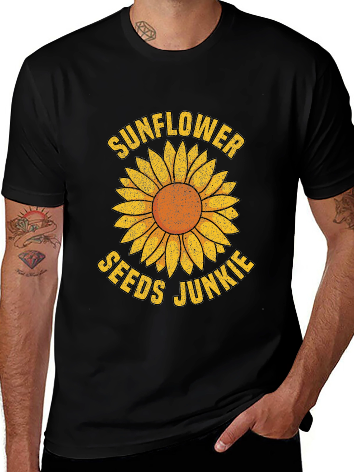 Variant 4 of Sunflower Seeds Junkie Graphic T-Shirt