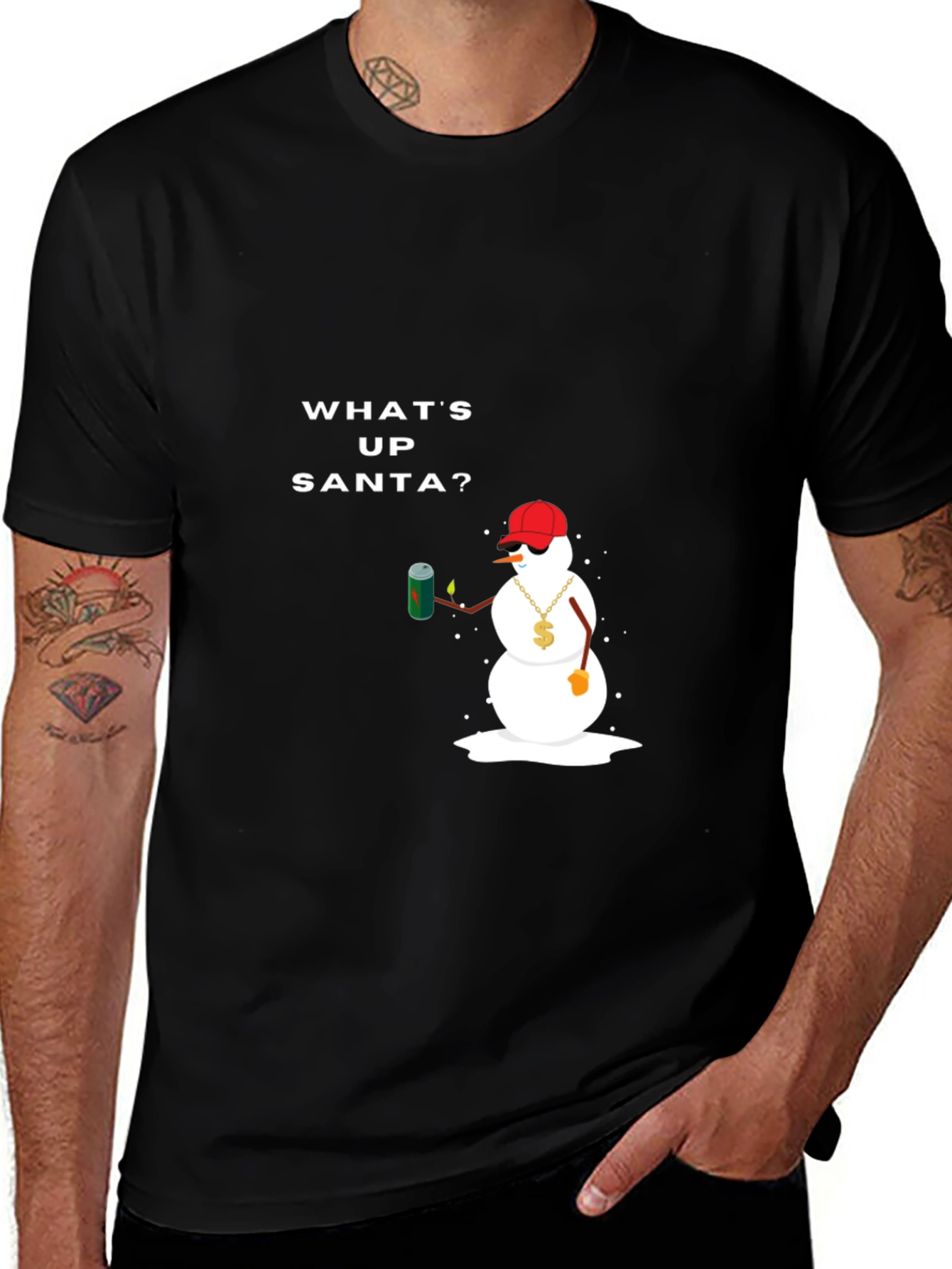 Variant 10 of What's Up Santa? Graphic T-Shirt
