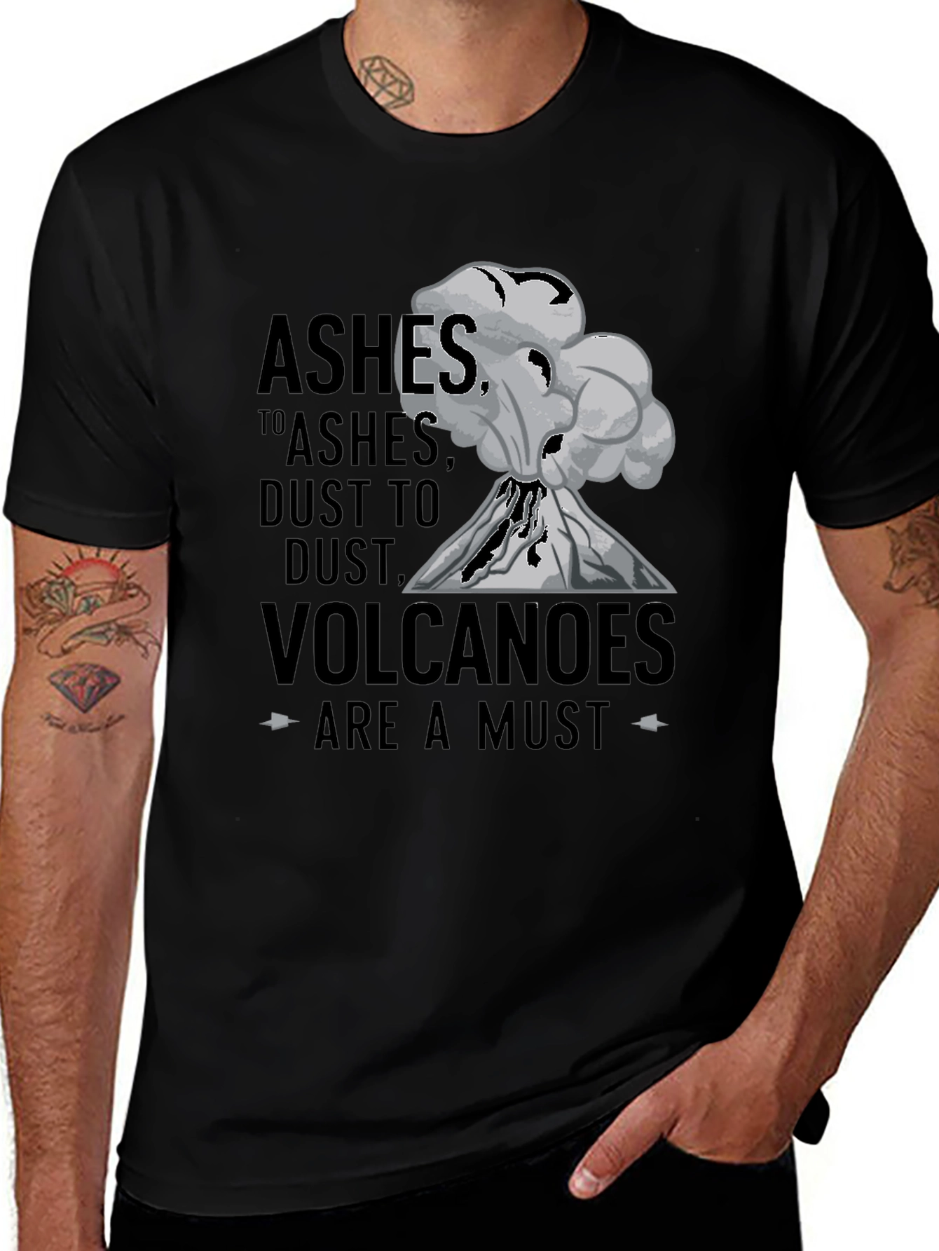 Ashes To Ashes Volcano T-Shirt