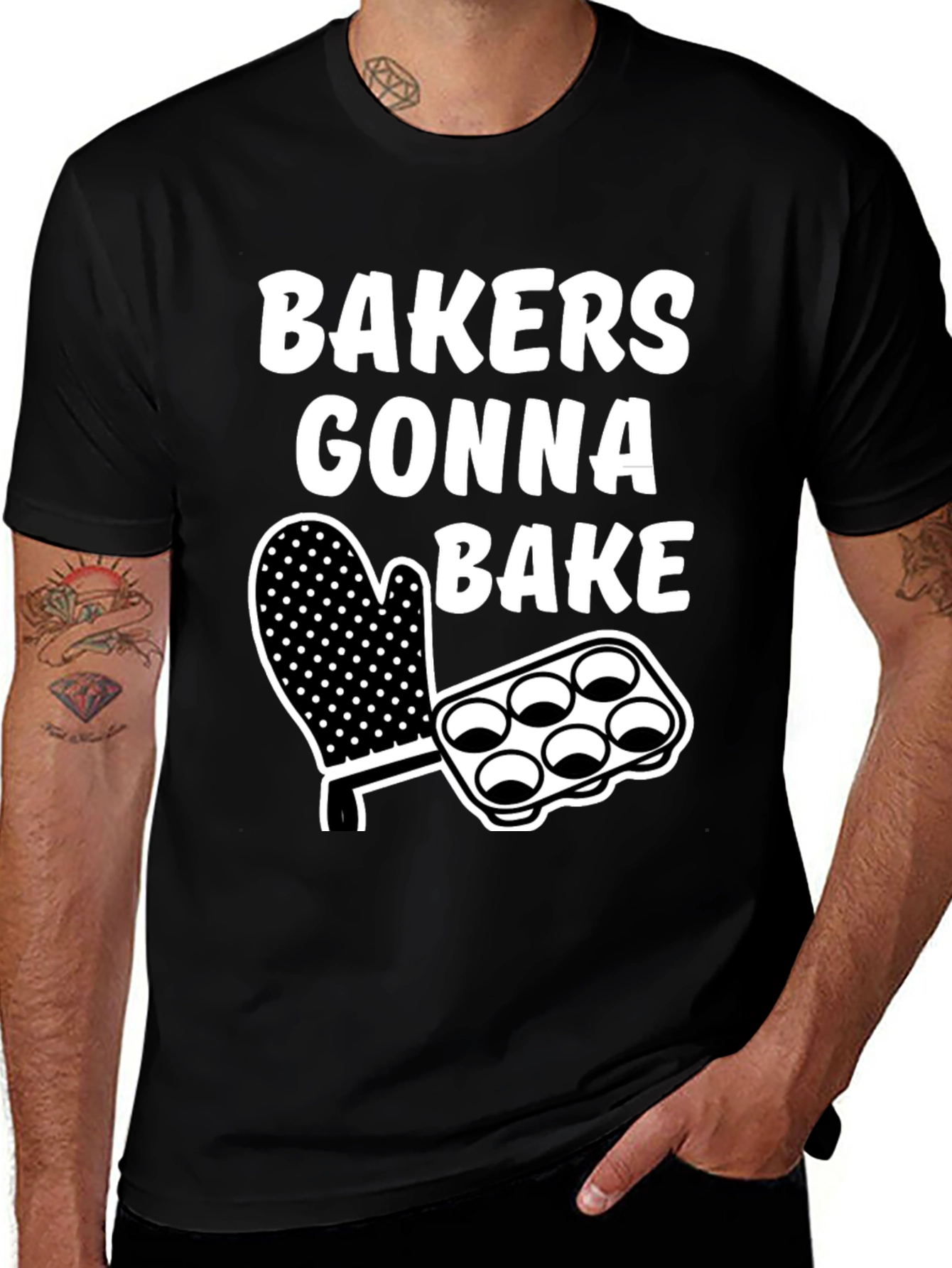 Bakers Gonna Bake Graphic T-Shirt - Baking Enthusiast Tee