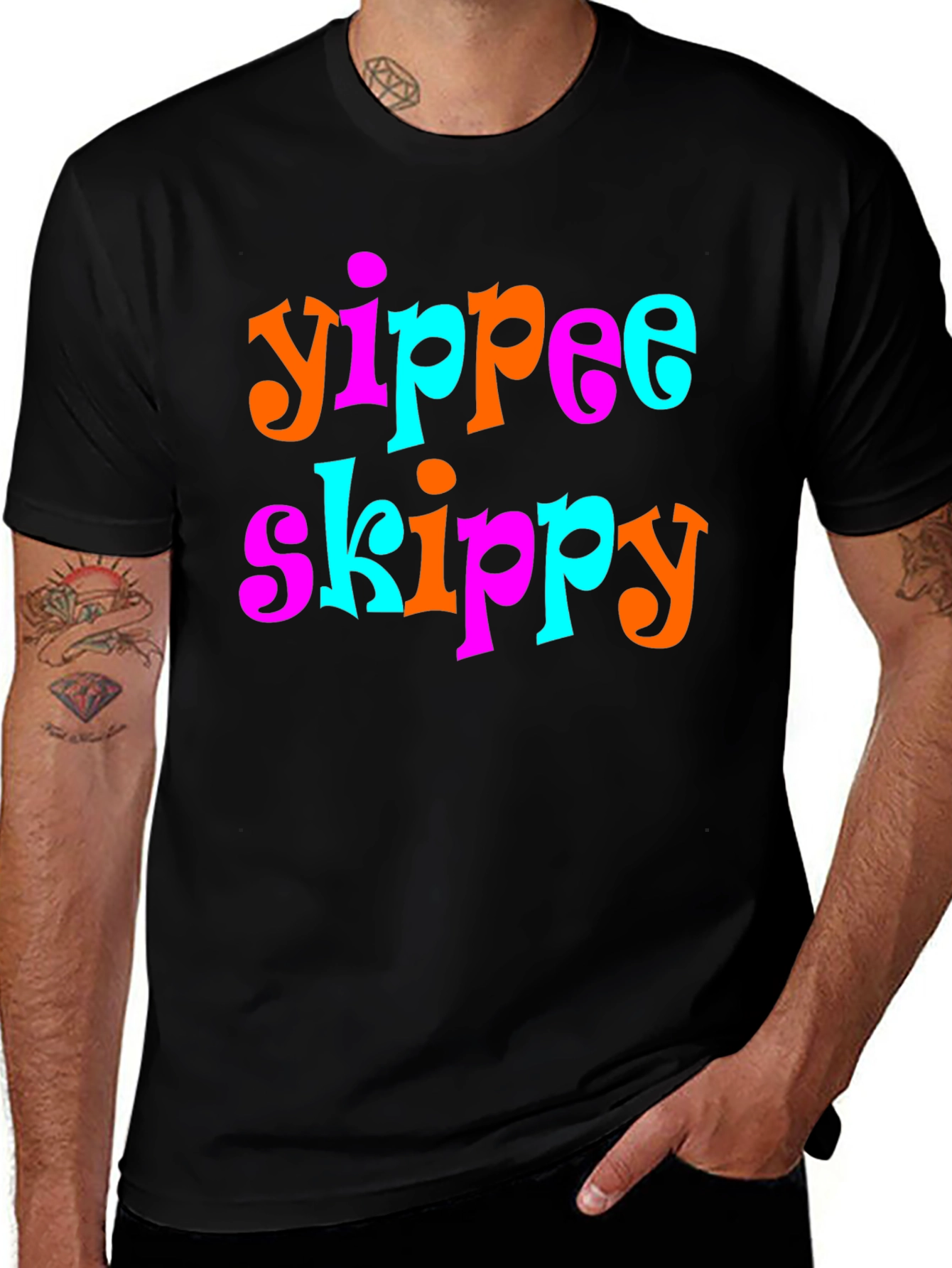 Variant 30 of Yippee Skippy Graphic Tee - Retro Style