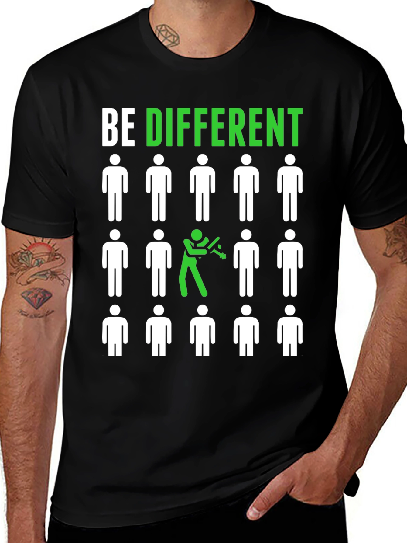 Variant 6 of Be Different T-Shirt