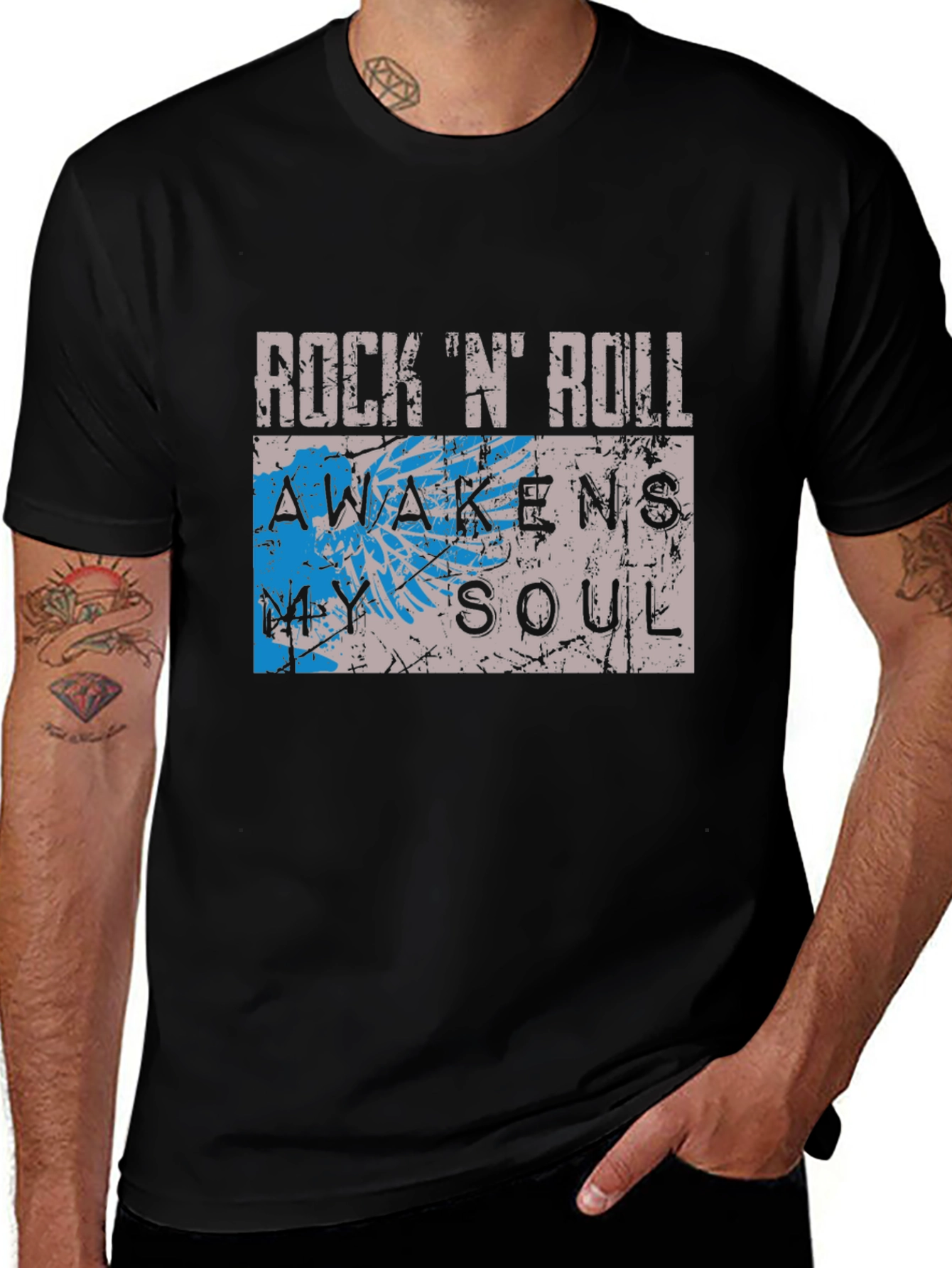 Variant 22 of Rock 'N' Roll Awakens Soul Graphic Tee