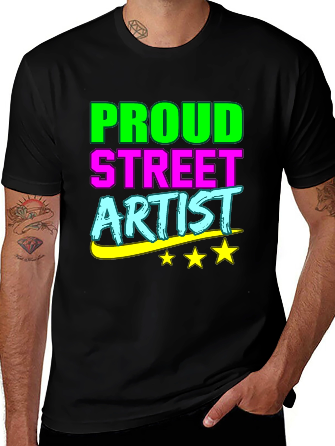Variant 26 of Proud Street Artist T-Shirt - Bold Graphic Tee