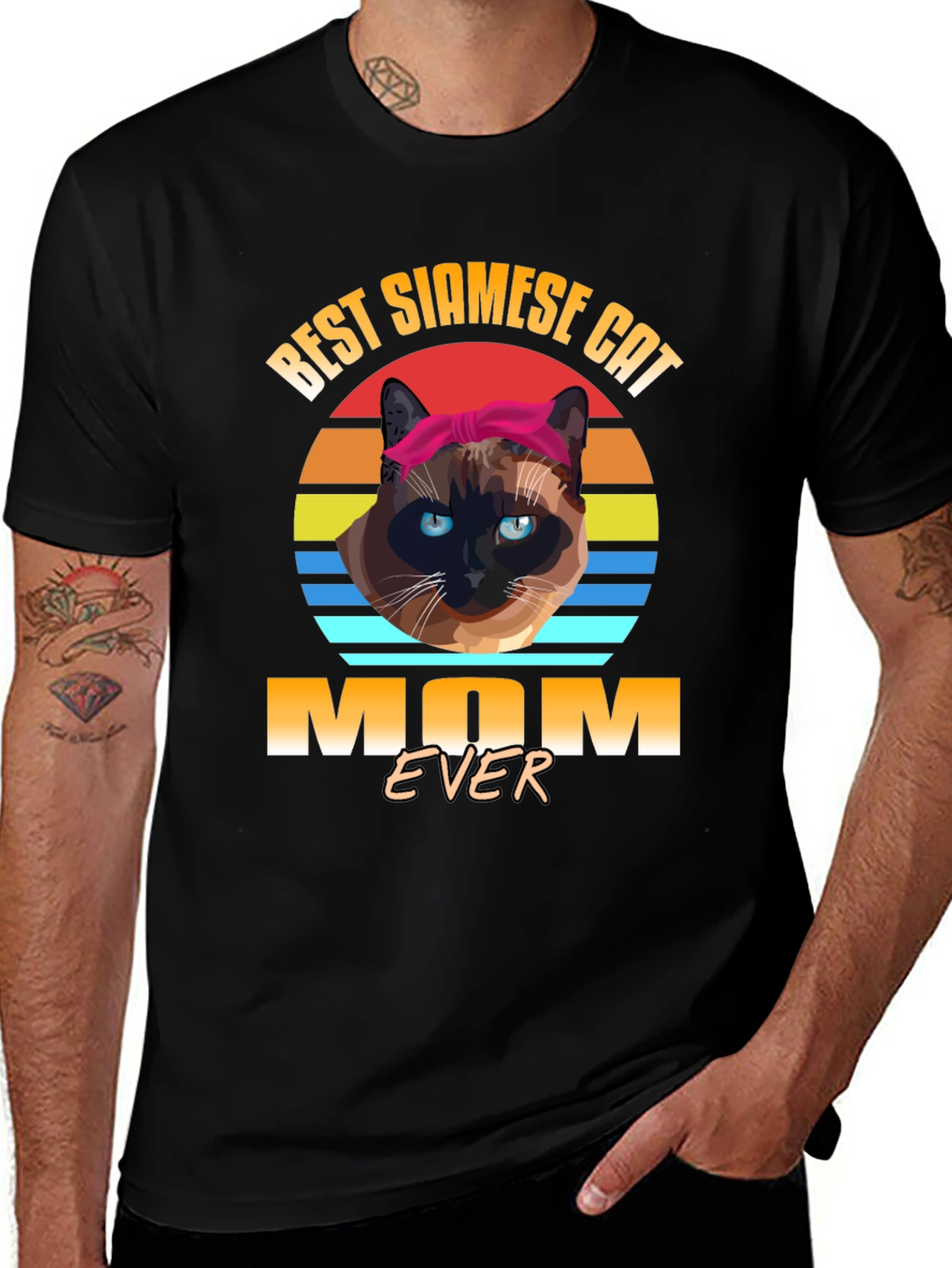 Variant 20 of Best Siamese Cat Mom Ever T-Shirt