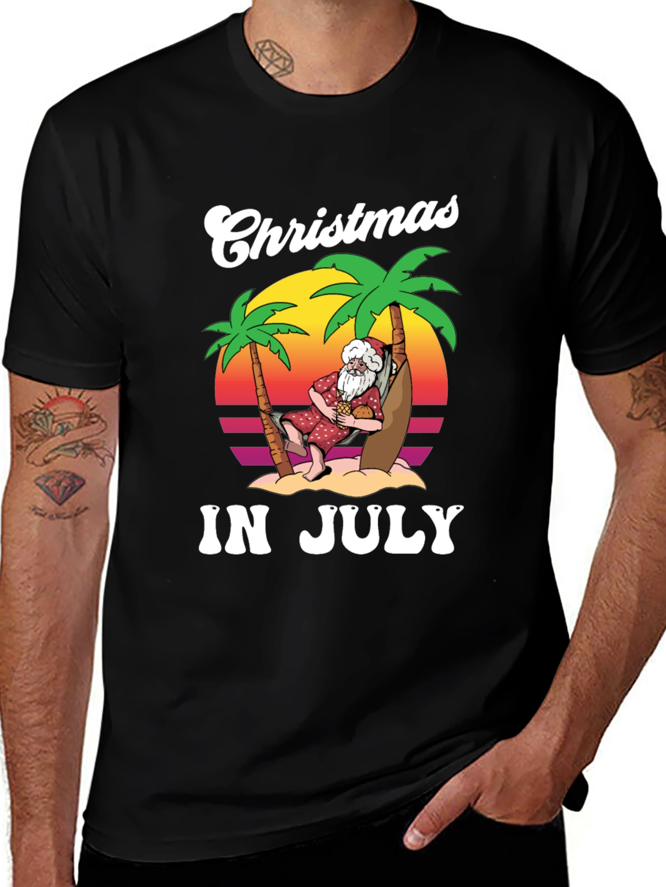 Christmas In July Graphic T-Shirt