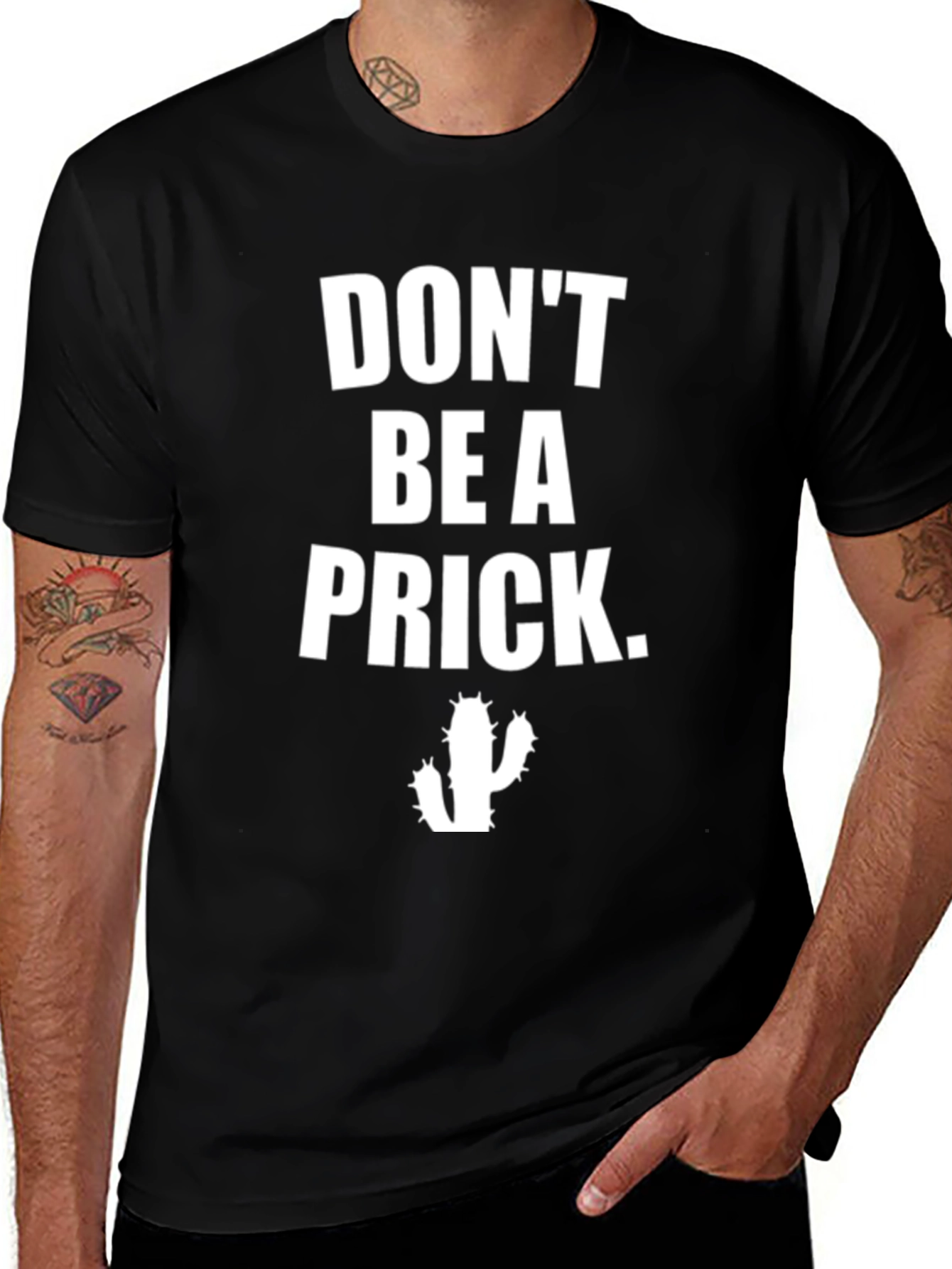 Variant 18 of Don't Be A Prick - Cactus Graphic T-Shirt