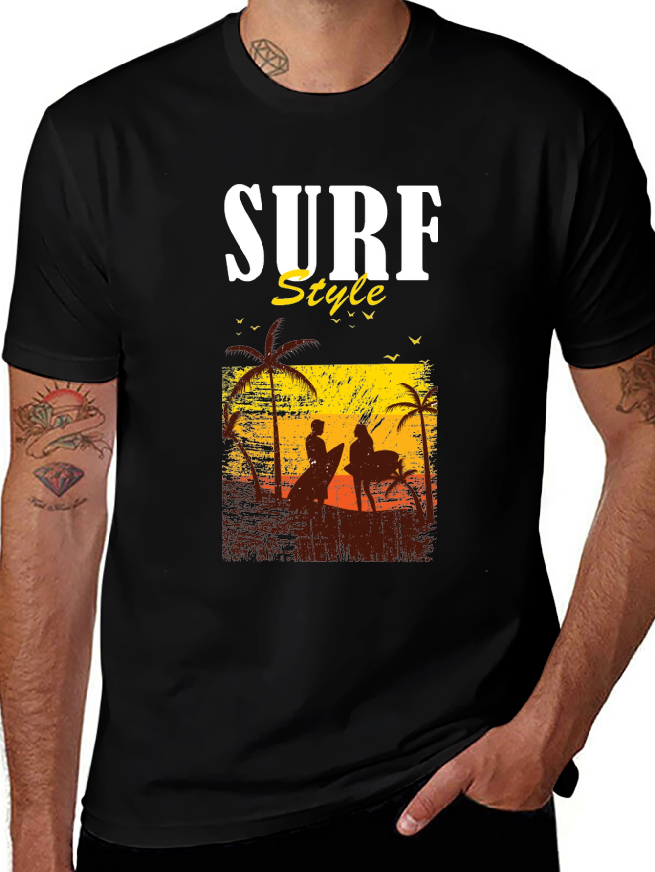 Variant 28 of Surf Style Graphic Tee