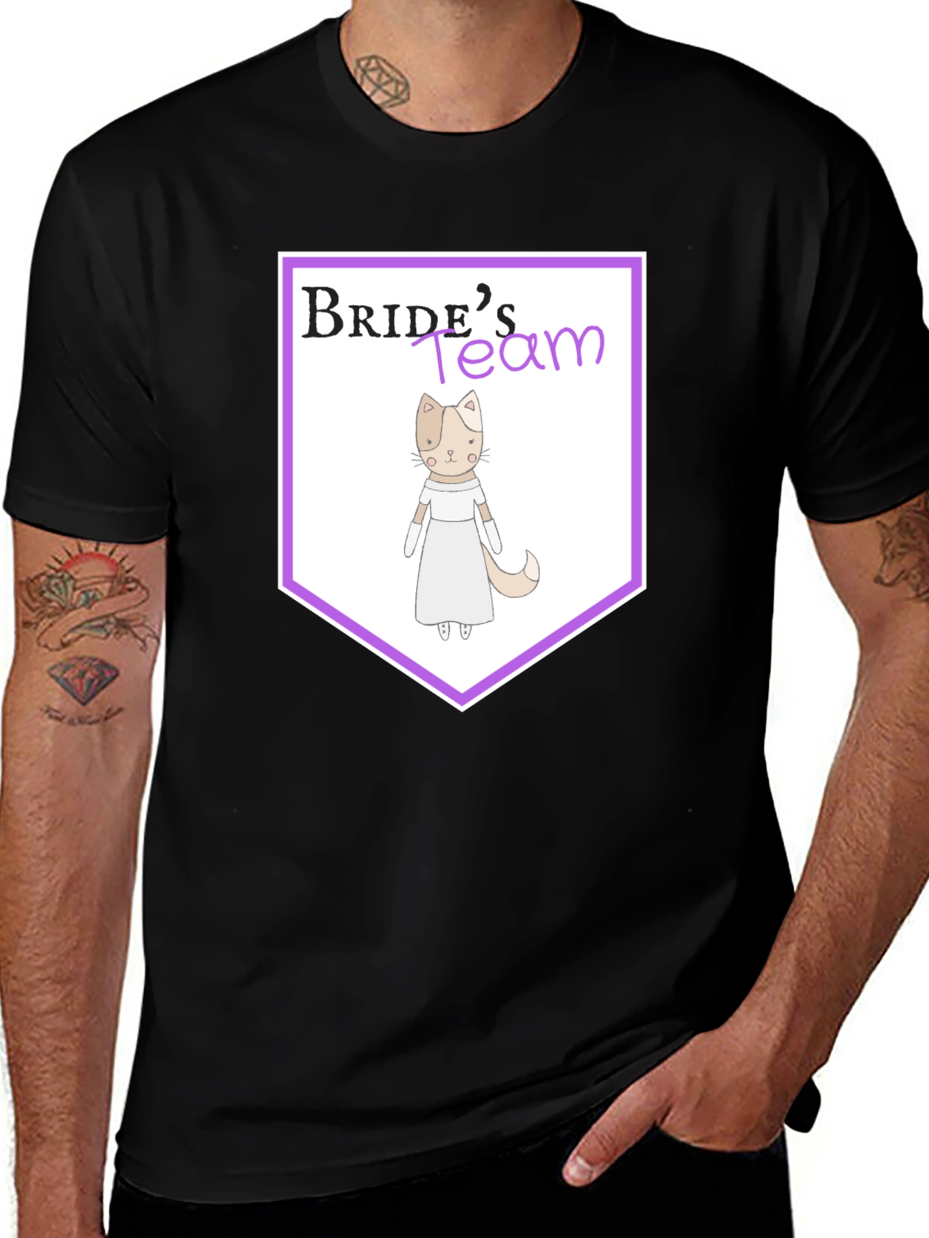 Variant 29 of Bride's Team Novelty T-Shirt