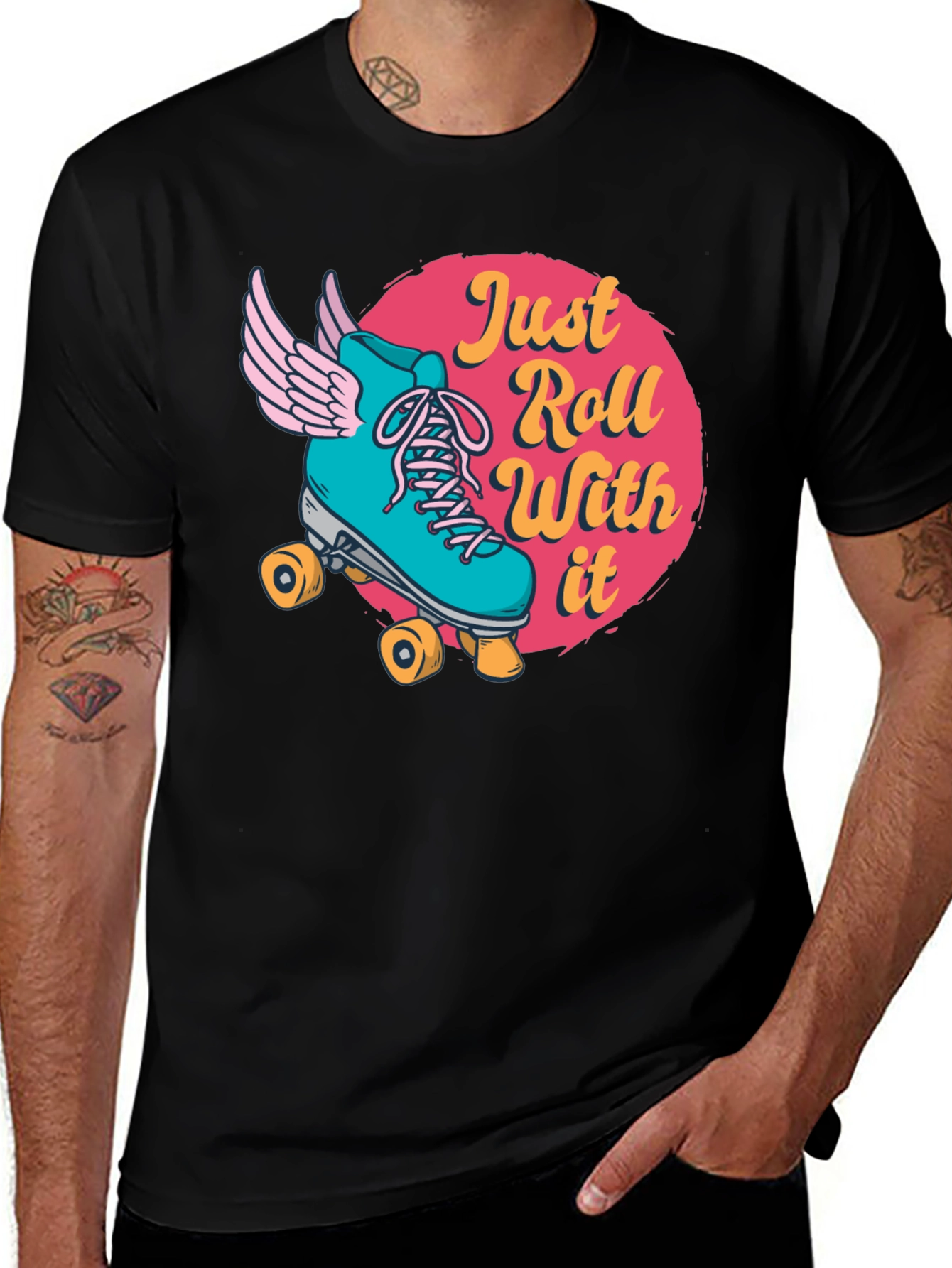 Just Roll With It Graphic T-Shirt