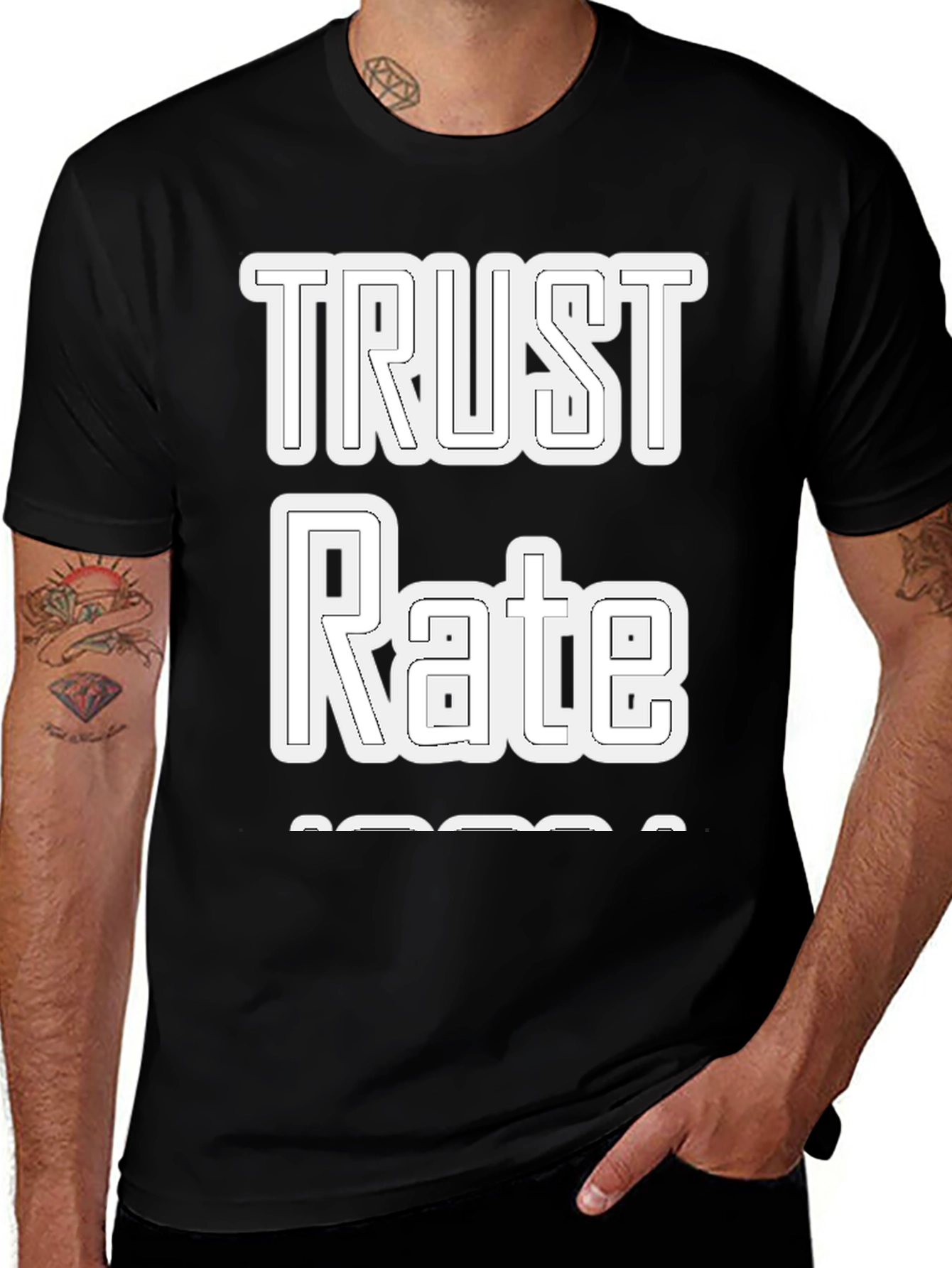 Variant 6 of Trust Rate Graphic Tee