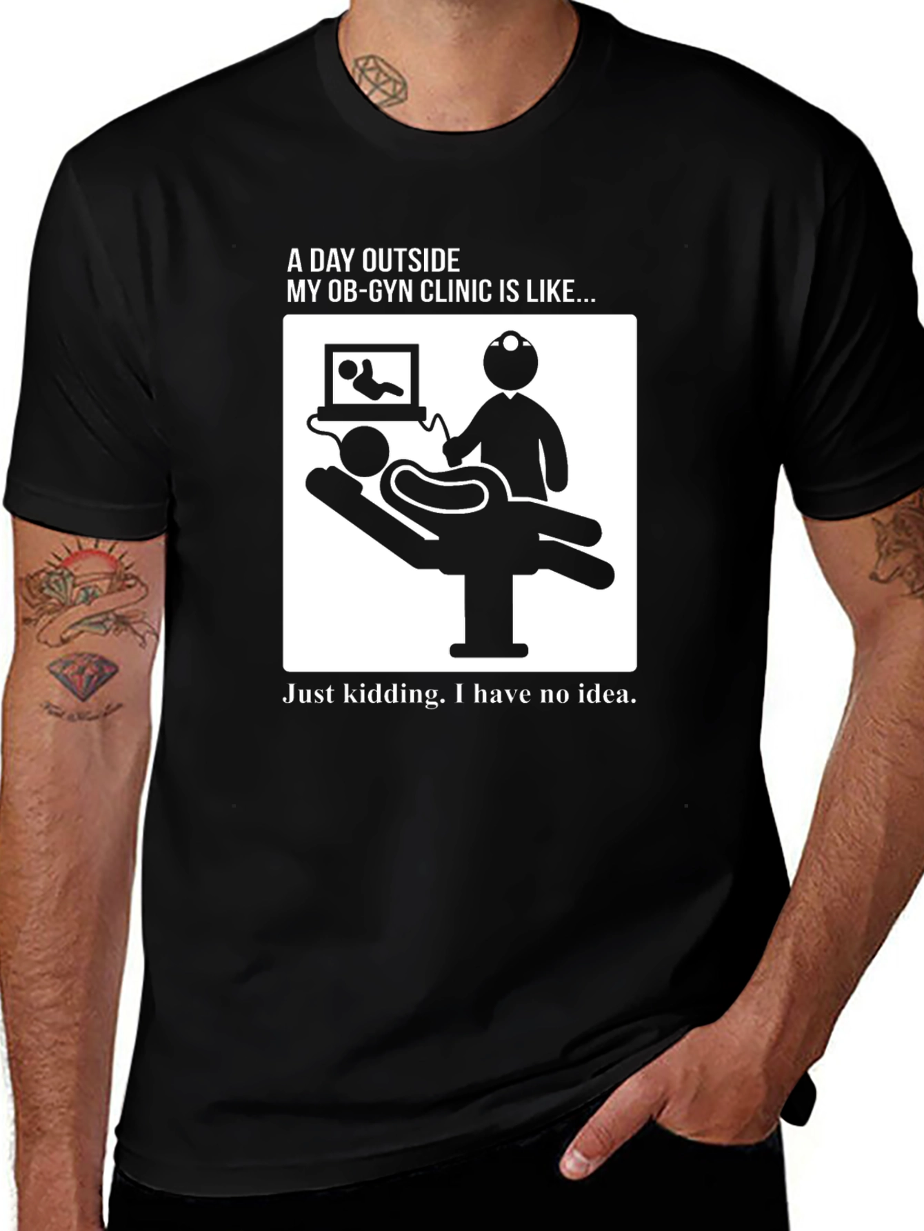 Variant 16 of OB-GYN Clinic Humor T-Shirt, Unisex