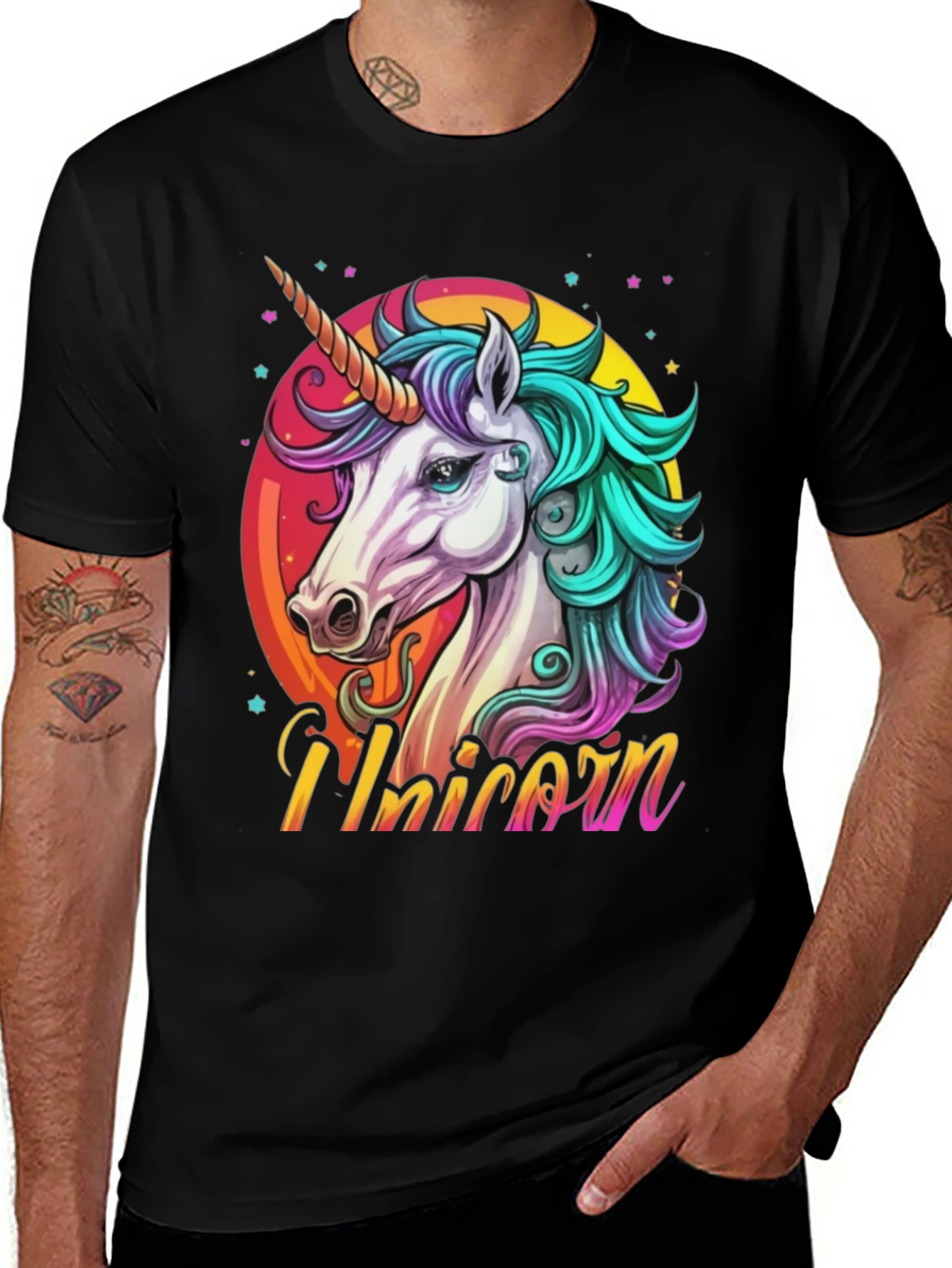 Variant 19 of Unicorn Graphic Tee - Magical Style