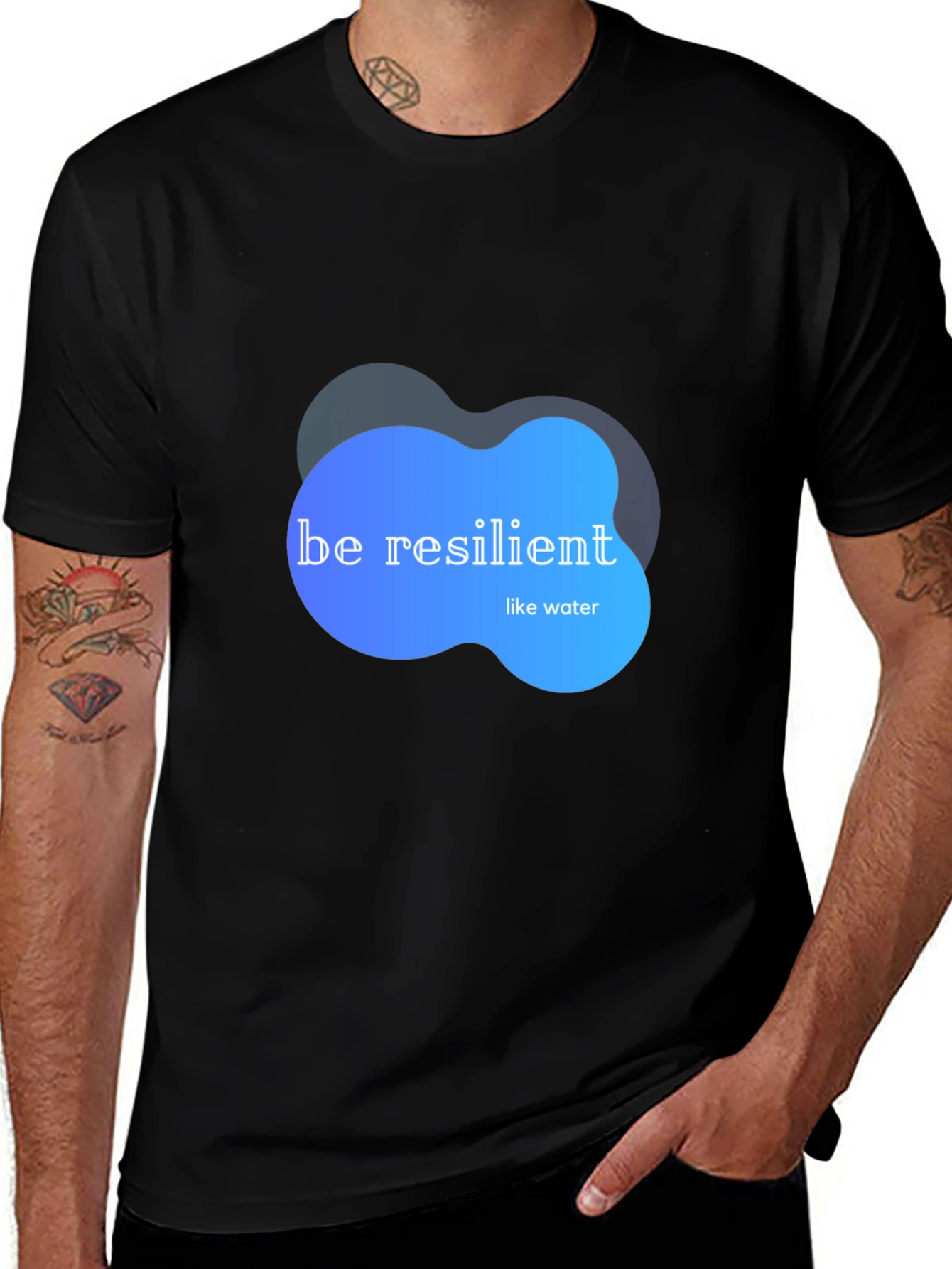 Variant 8 of Resilient Water Graphic Tee