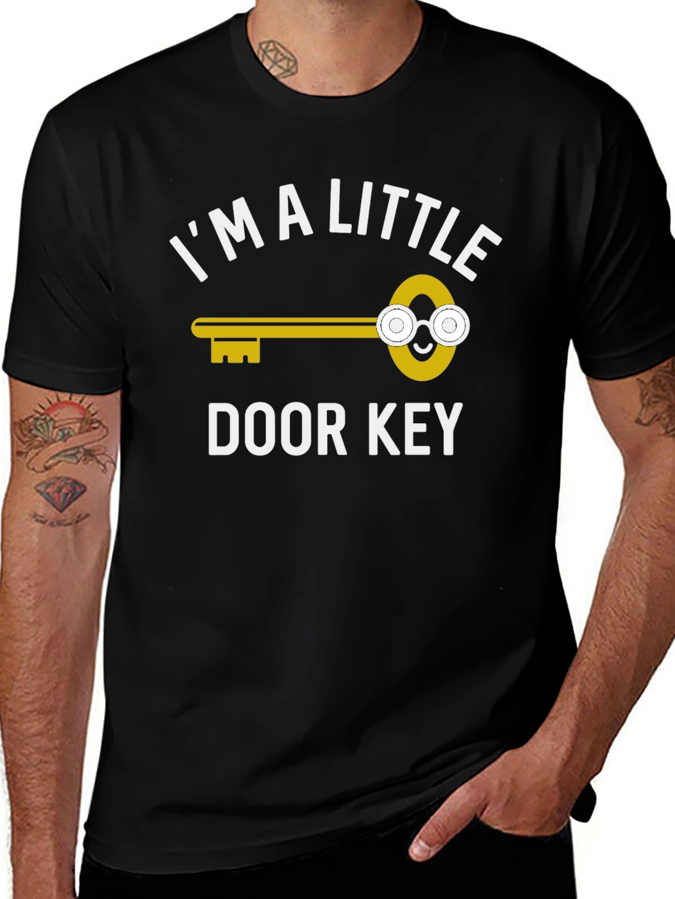 Variant 30 of I'm A Little Door Key Funny Graphic T-Shirt